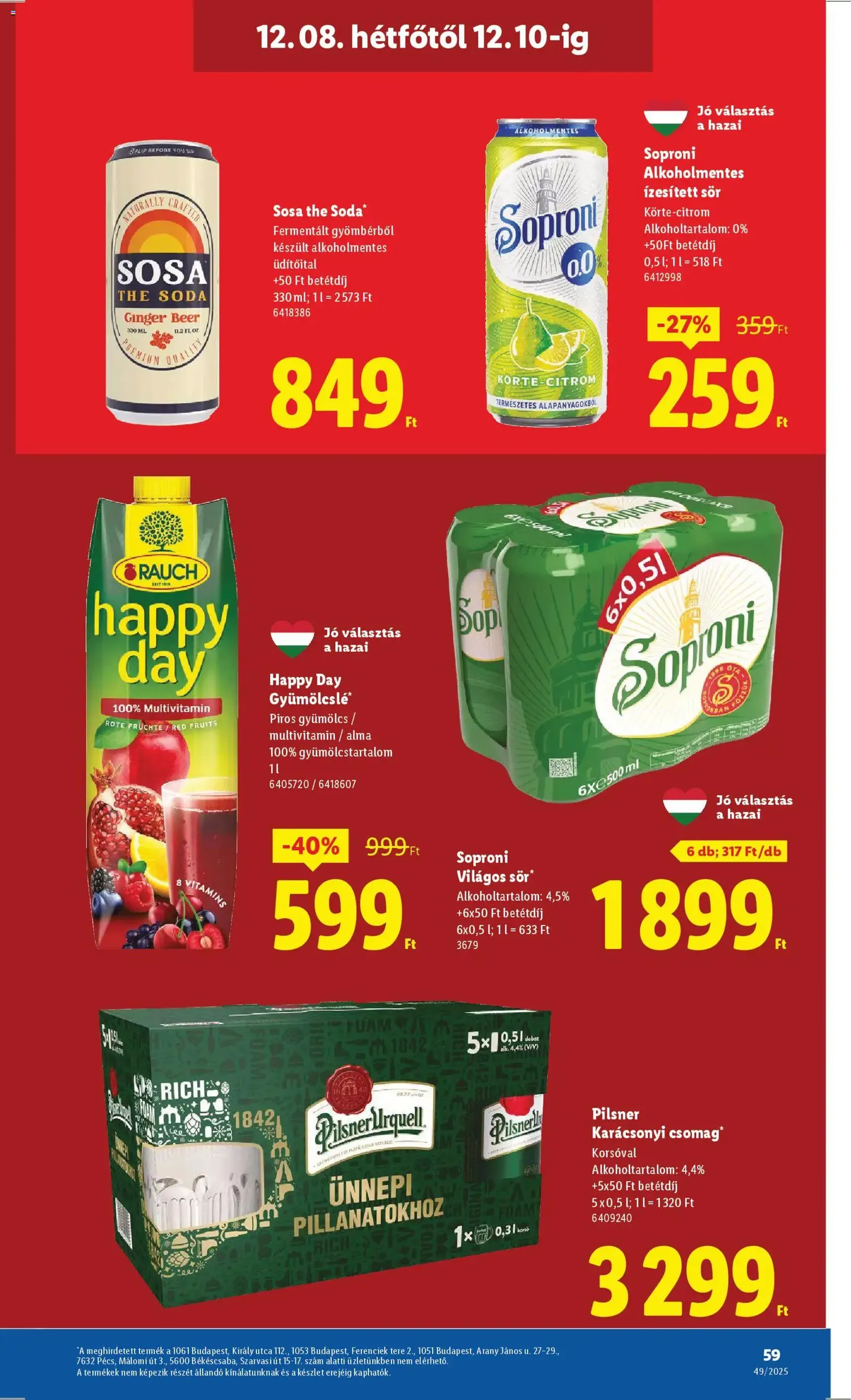 Lidl Akciós újság - 2025.12.04. érvényes szórólap 59 oldal 62 oldalból