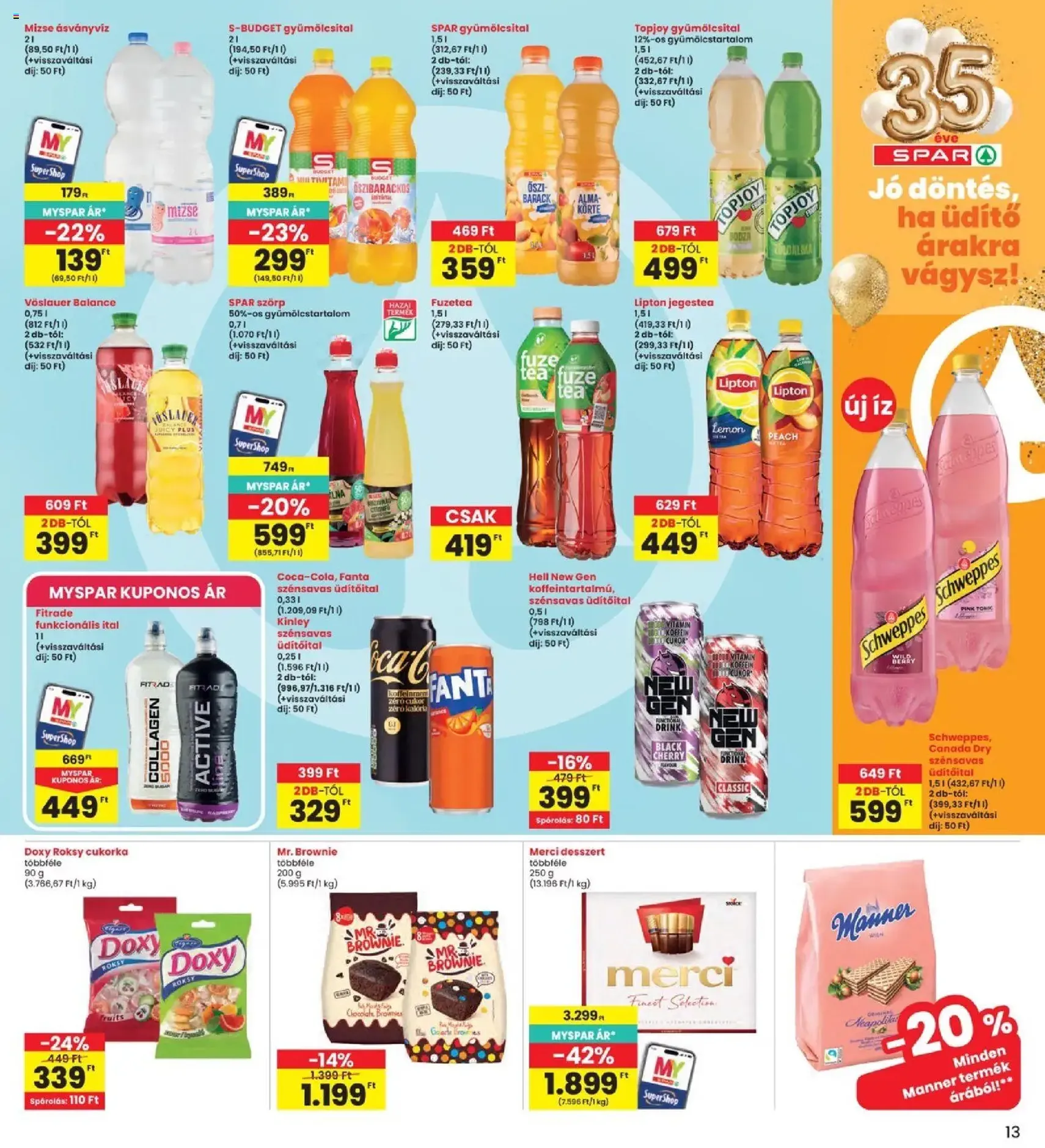 Interspar akciós újság - 2026.05.14. érvényes szórólap 13 oldal 19 oldalból