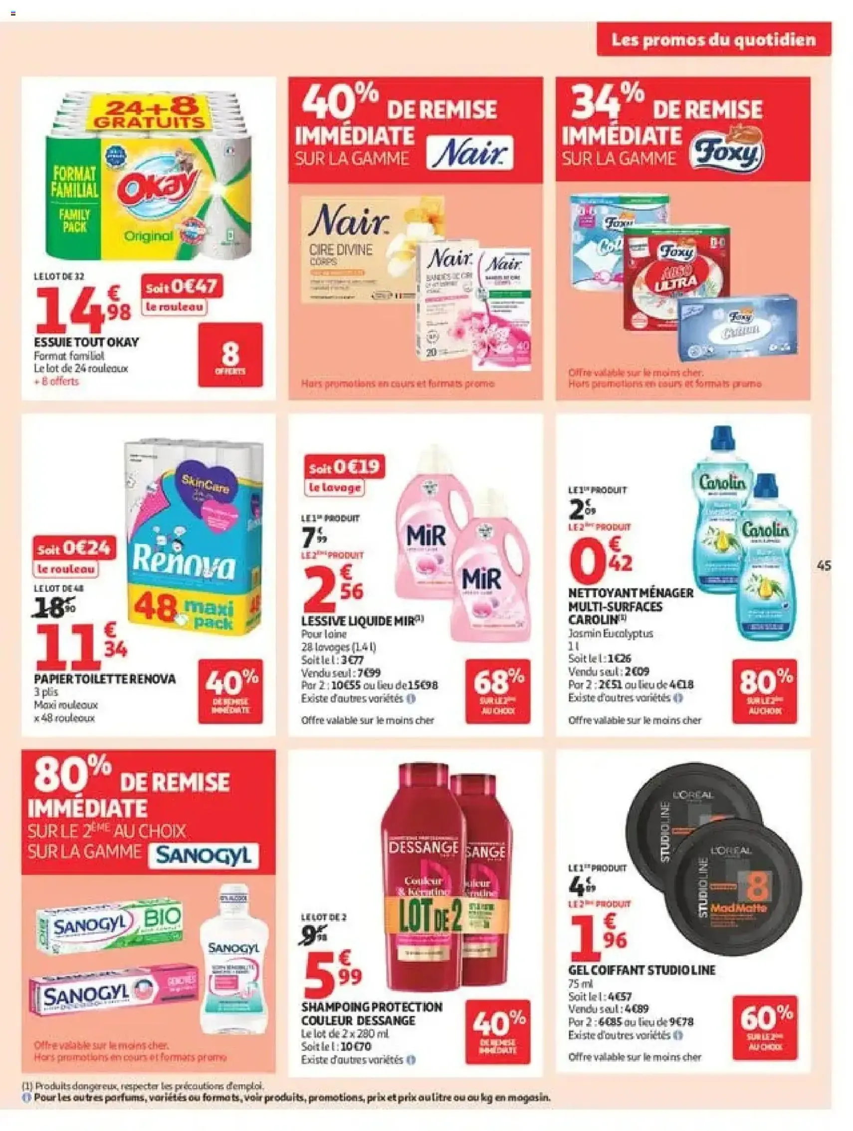 Auchan catalogue - brochure valable à partir du 15/09/2026, page 45 sur 60