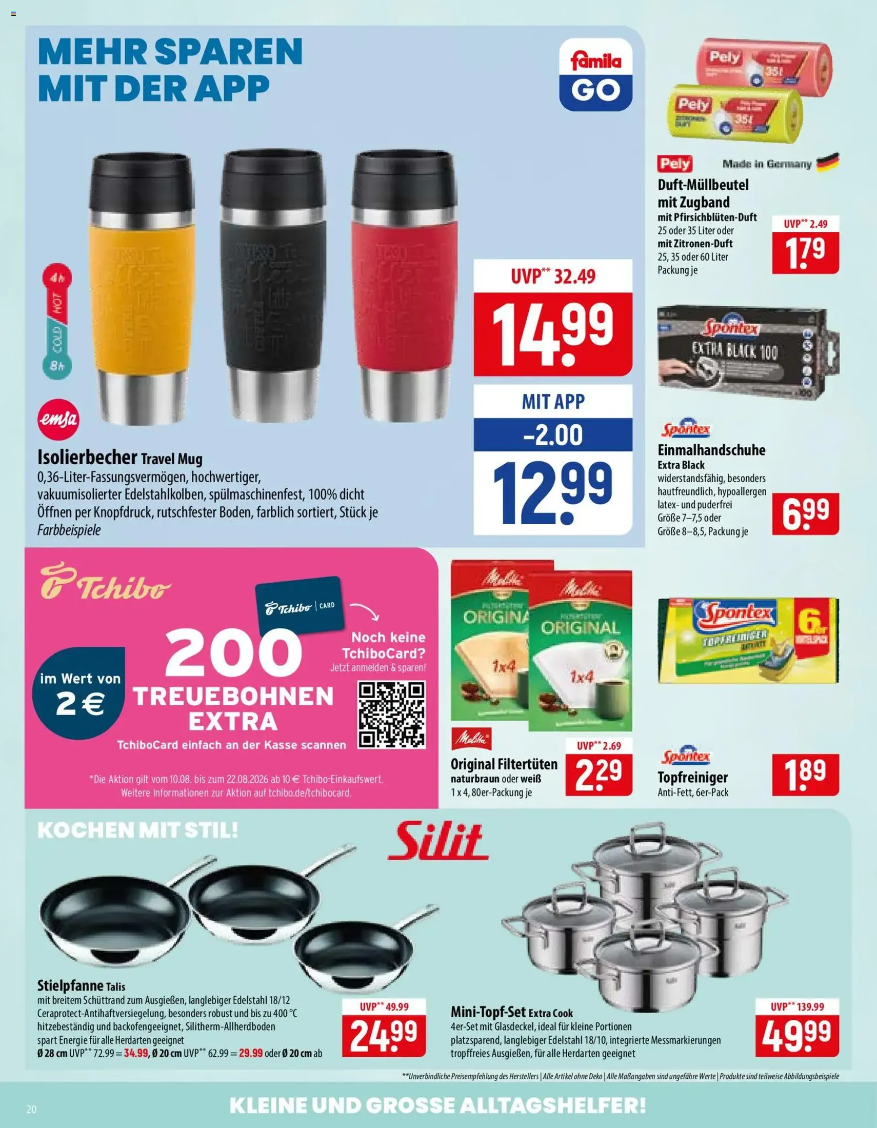 Famila Prospekt - Gültiger Prospekt ab 03.08.2026, Seite 20 von insgesamt 24