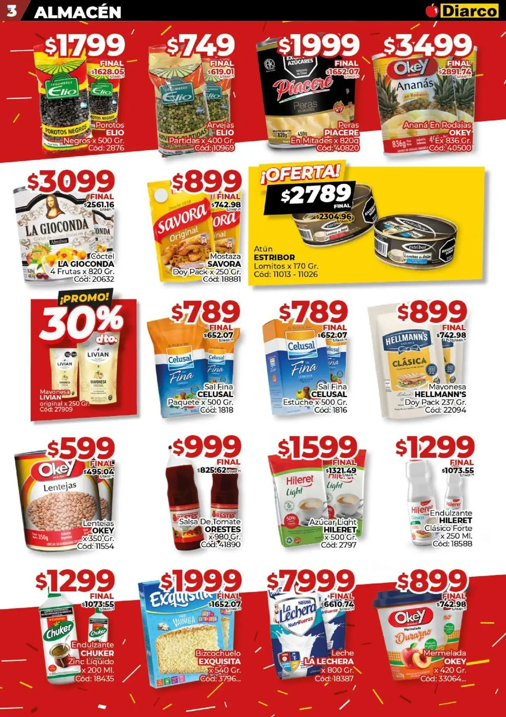 Diarco ofertas - folleto válido desde 11/08/2025 página 3 de 23 Diarco ofertas - folleto válido desde 11/08/2025 página 3 de 23