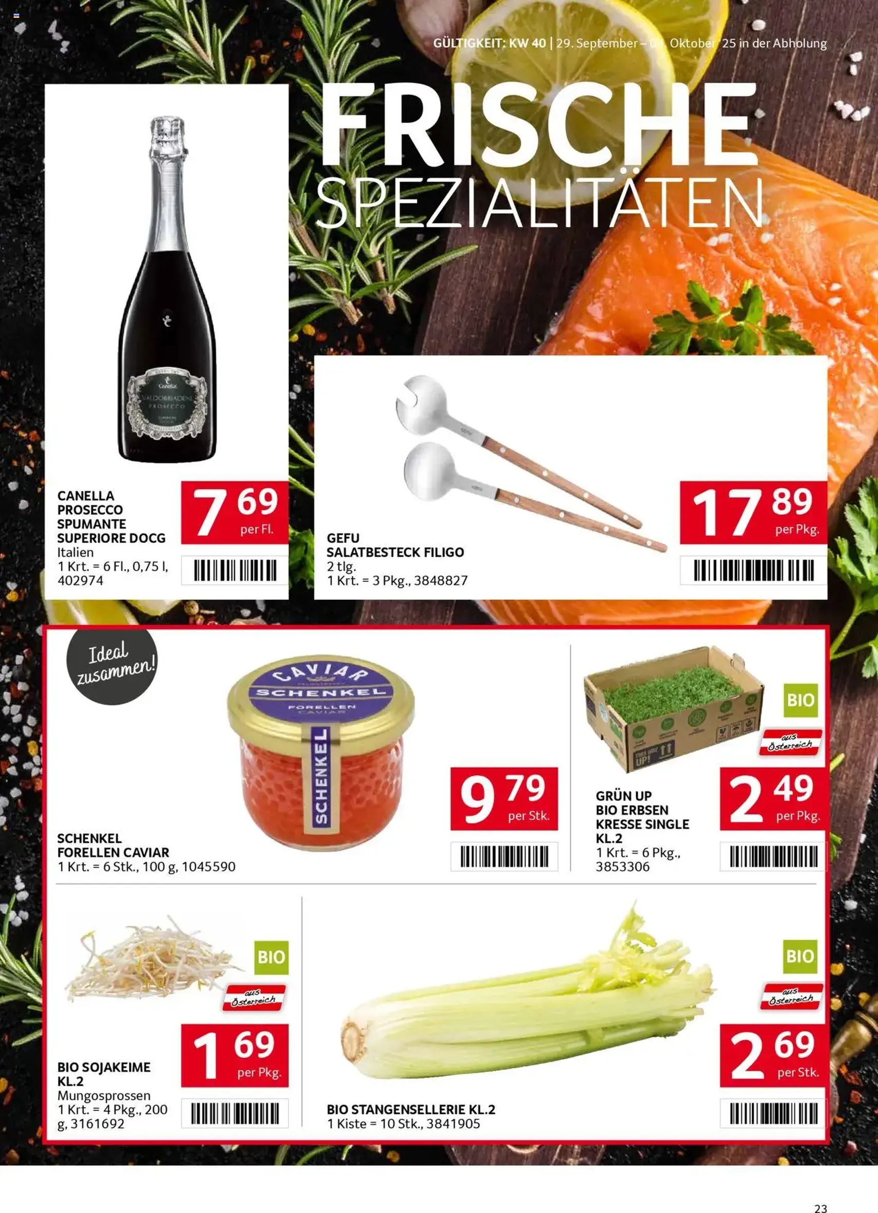 Transgourmet Flugblatt - Gültiger Prospekt ab 28.09.2025, Seite 22 von insgesamt 27