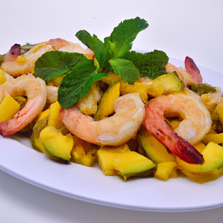 Recipe preview Mango and Prawn Summer Salad