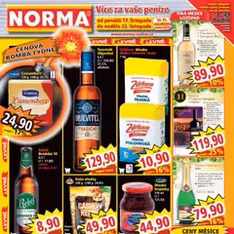 Norma leták - náhled letáku platný od 17.11.2025