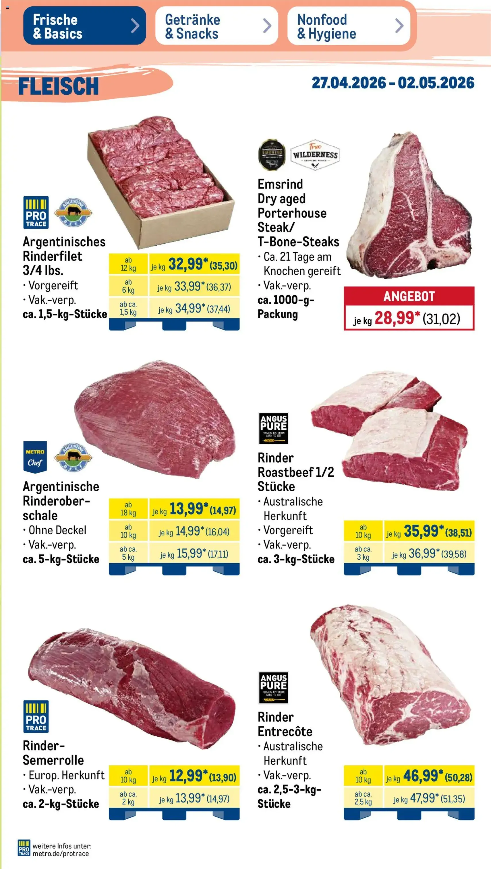 Metro Prospekt - Gültiger Prospekt ab 27.04.2026, Seite 3 von insgesamt 52