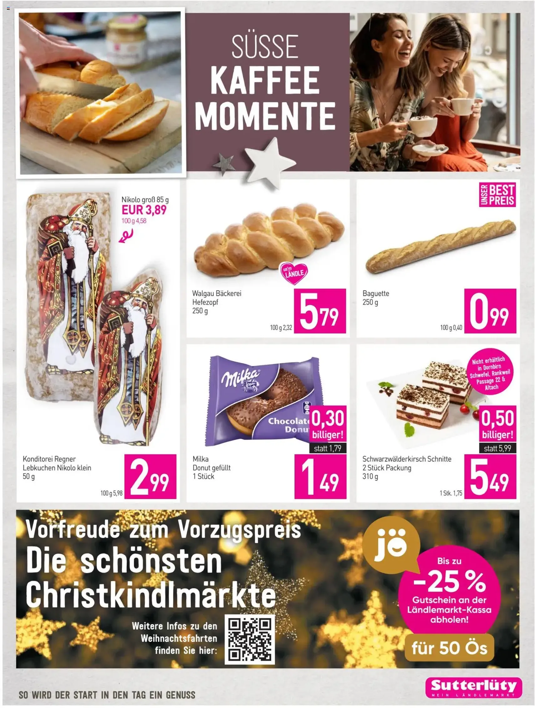 Sutterlüty Flugblatt - Gültiger Prospekt ab 04.12.2025, Seite 3 von insgesamt 24