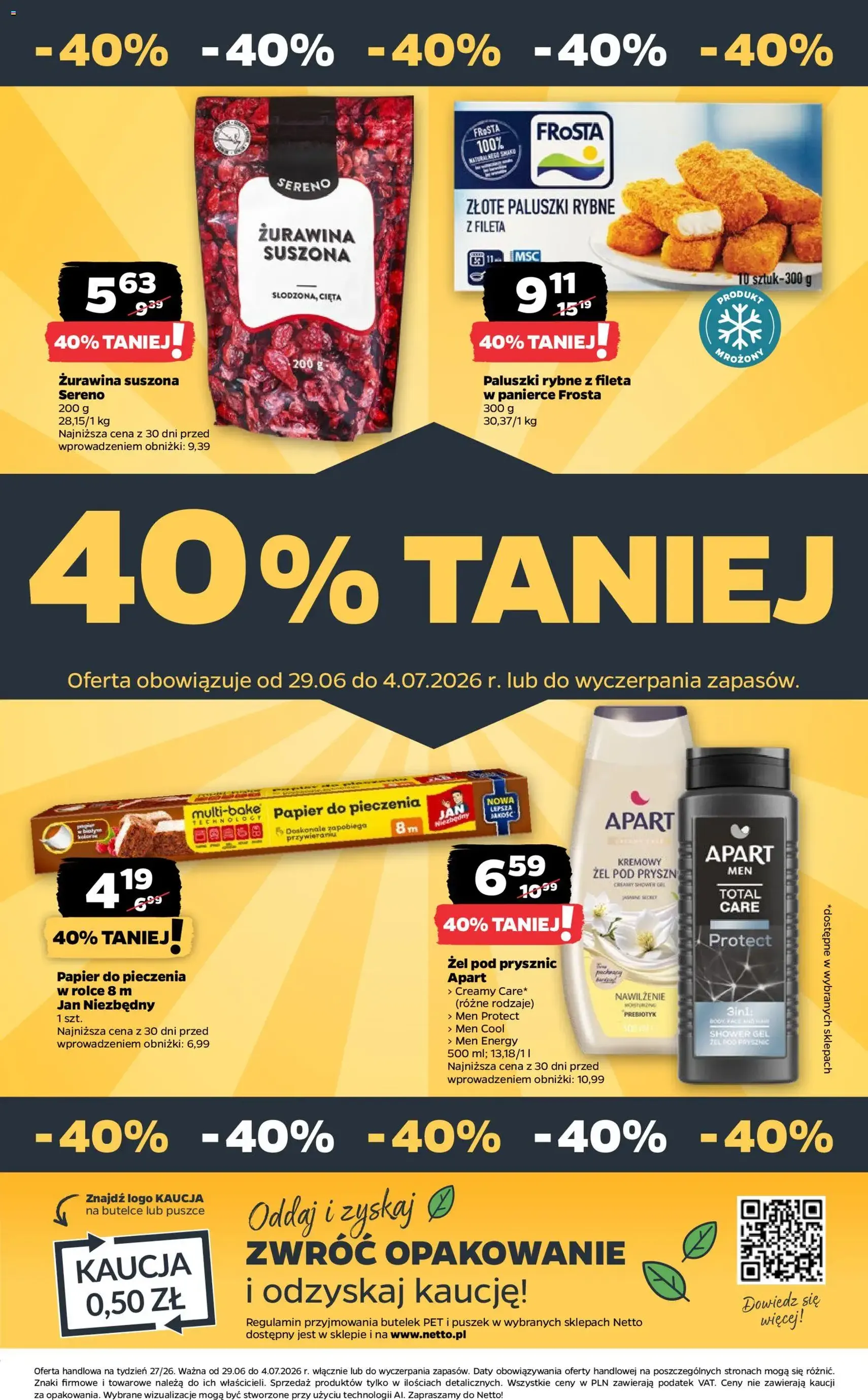 Netto gazetka od poniedziałku spożywcza - ważny gazetka od 29.06.2026 strona 36 z 37