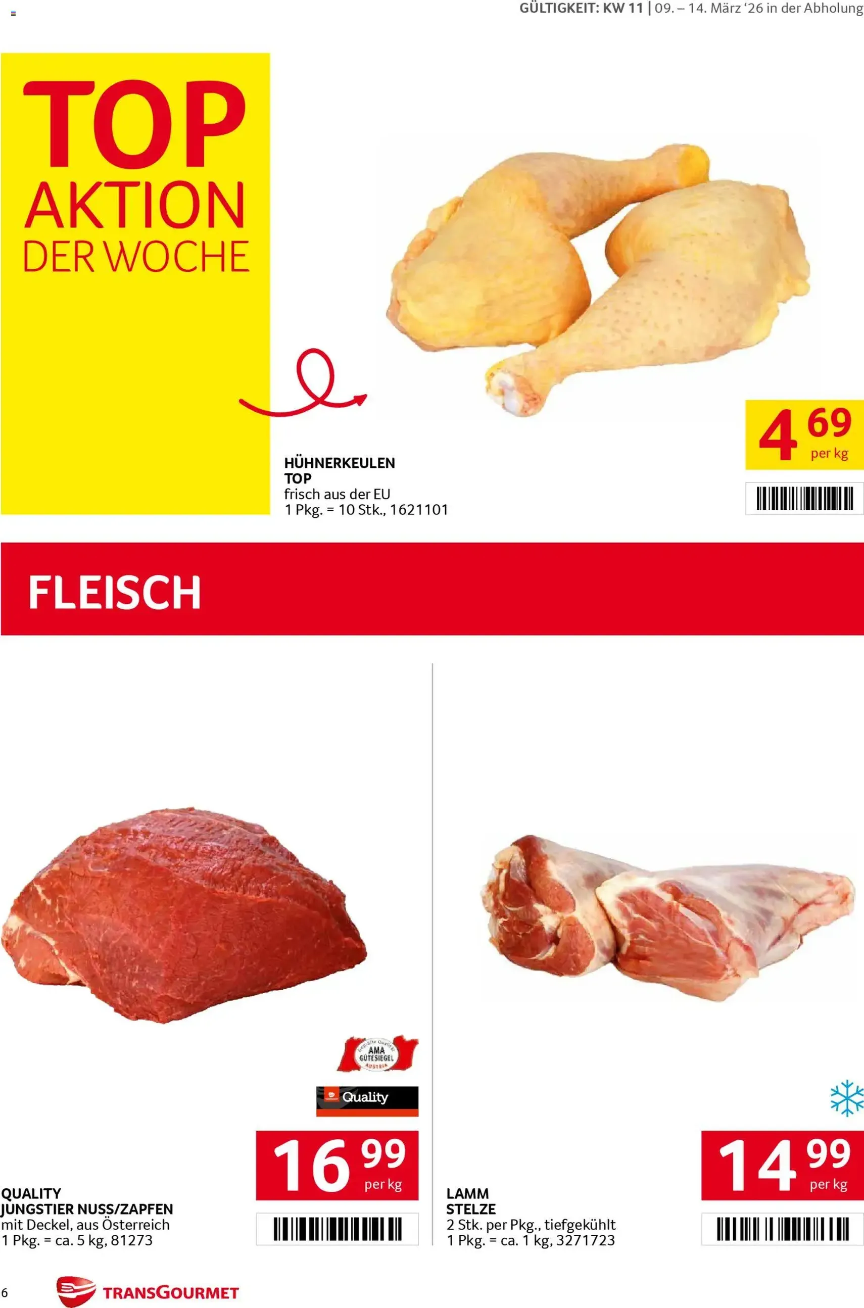 Transgourmet Flugblatt - Gültiger Prospekt ab 08.03.2026, Seite 6 von insgesamt 32