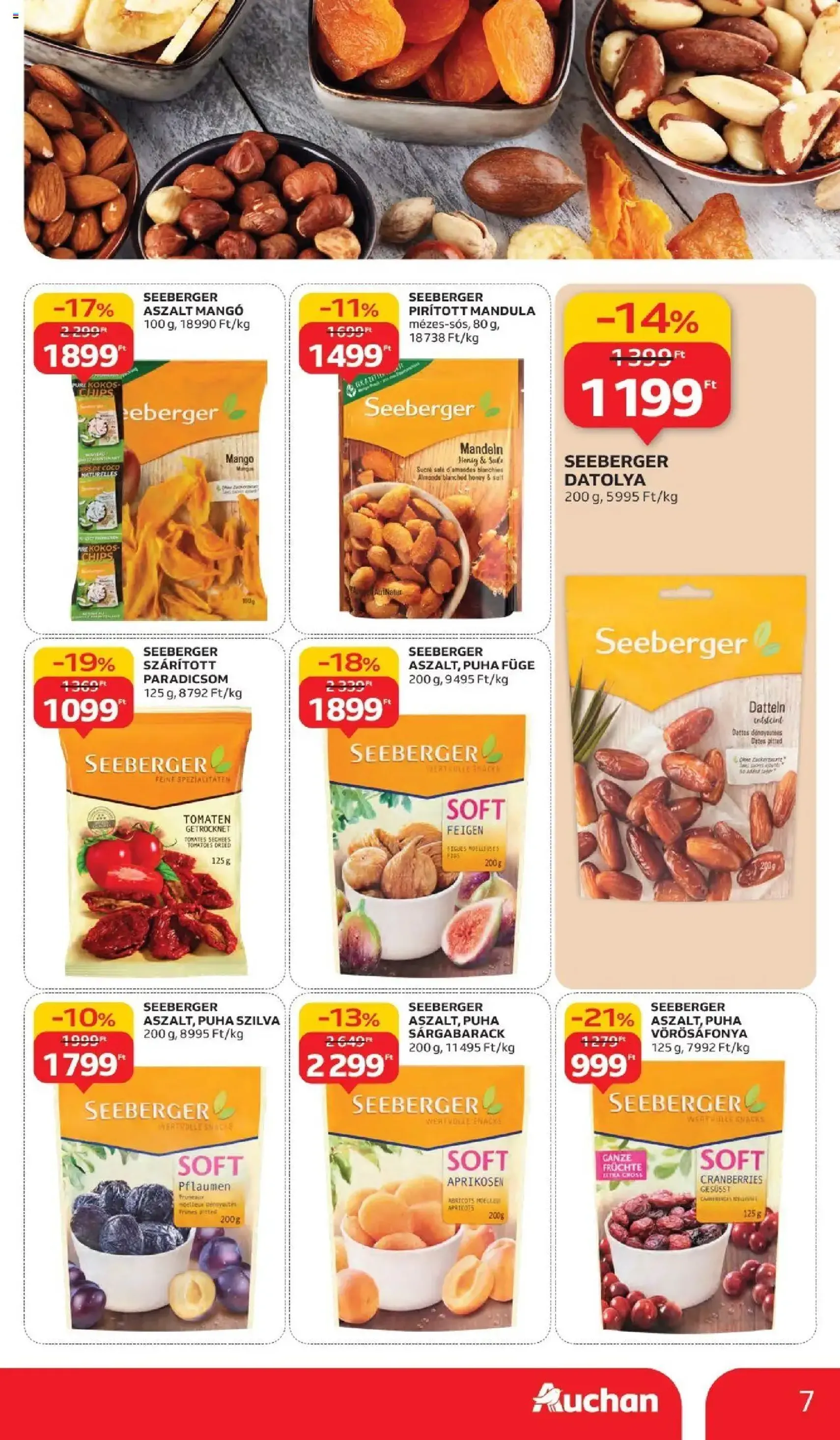 Auchan Akciós újság - 2025.09.11. érvényes szórólap 7 oldal 42 oldalból Auchan Akciós újság - 2025.09.11. érvényes szórólap 7 oldal 42 oldalból
