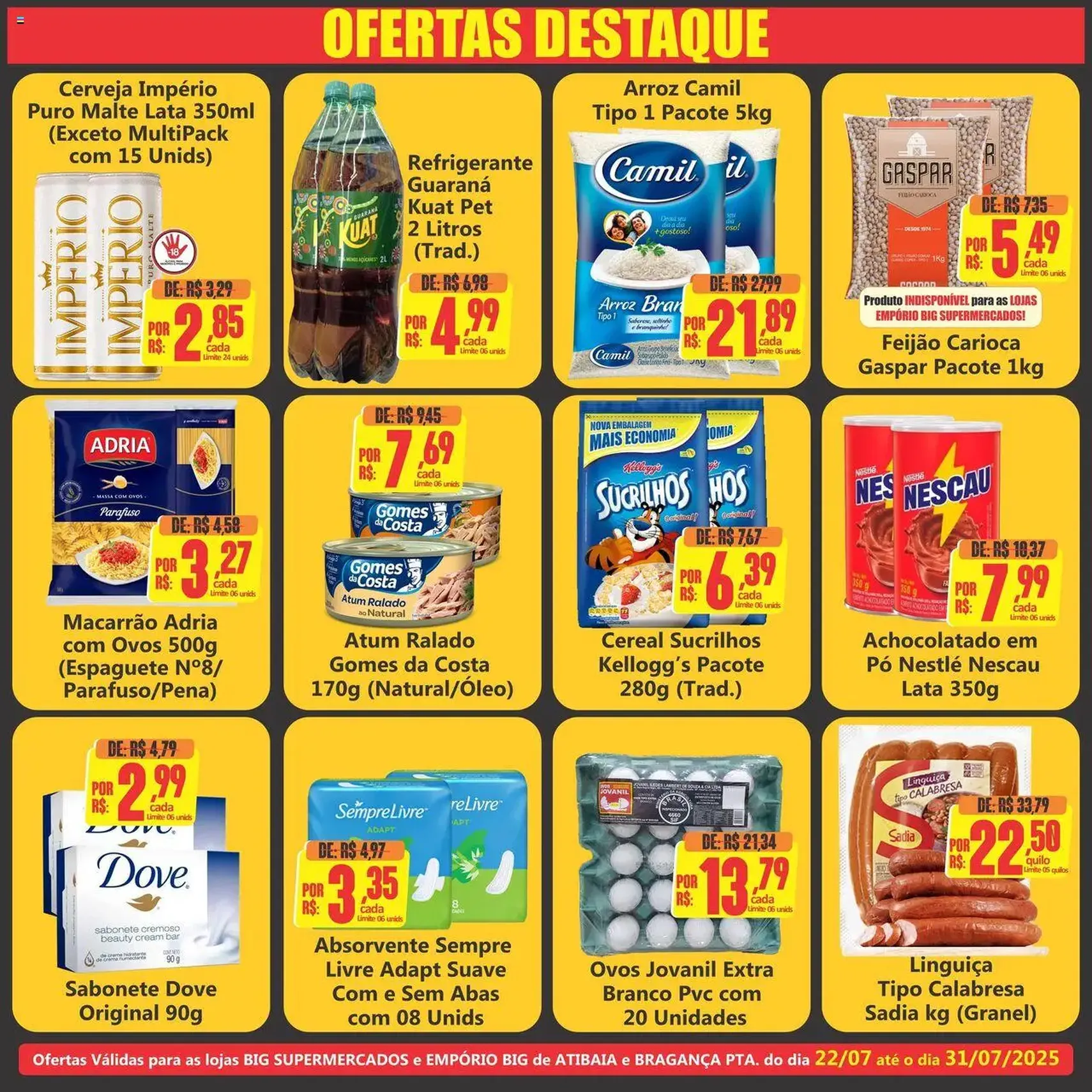 Big Supermercados - Ofertas da semana - folheto válido a partir de 22/07/2025 página 2 de 6