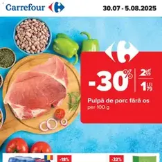 Catalog Carrefour - previzualizare cataloage valabilă începând cu 30.07.2025