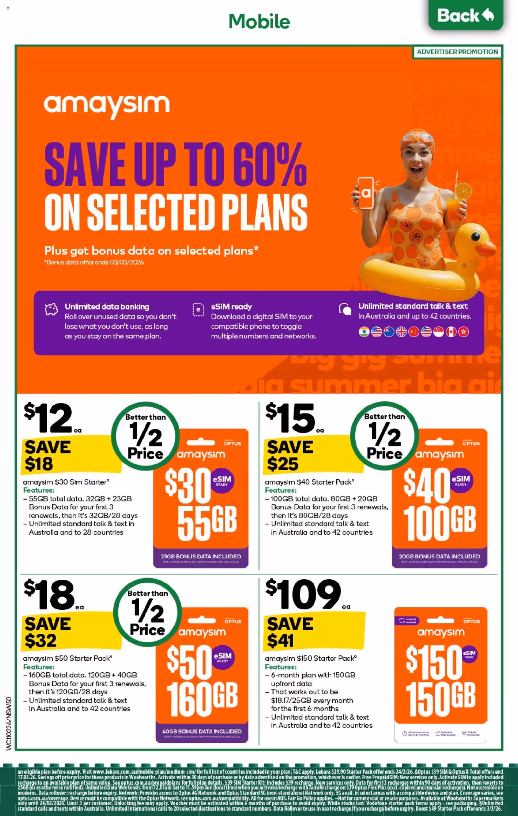 Weekly catalogue Woolworths 11/02 - valid flyer from 11/02/2026, page 50 of 54