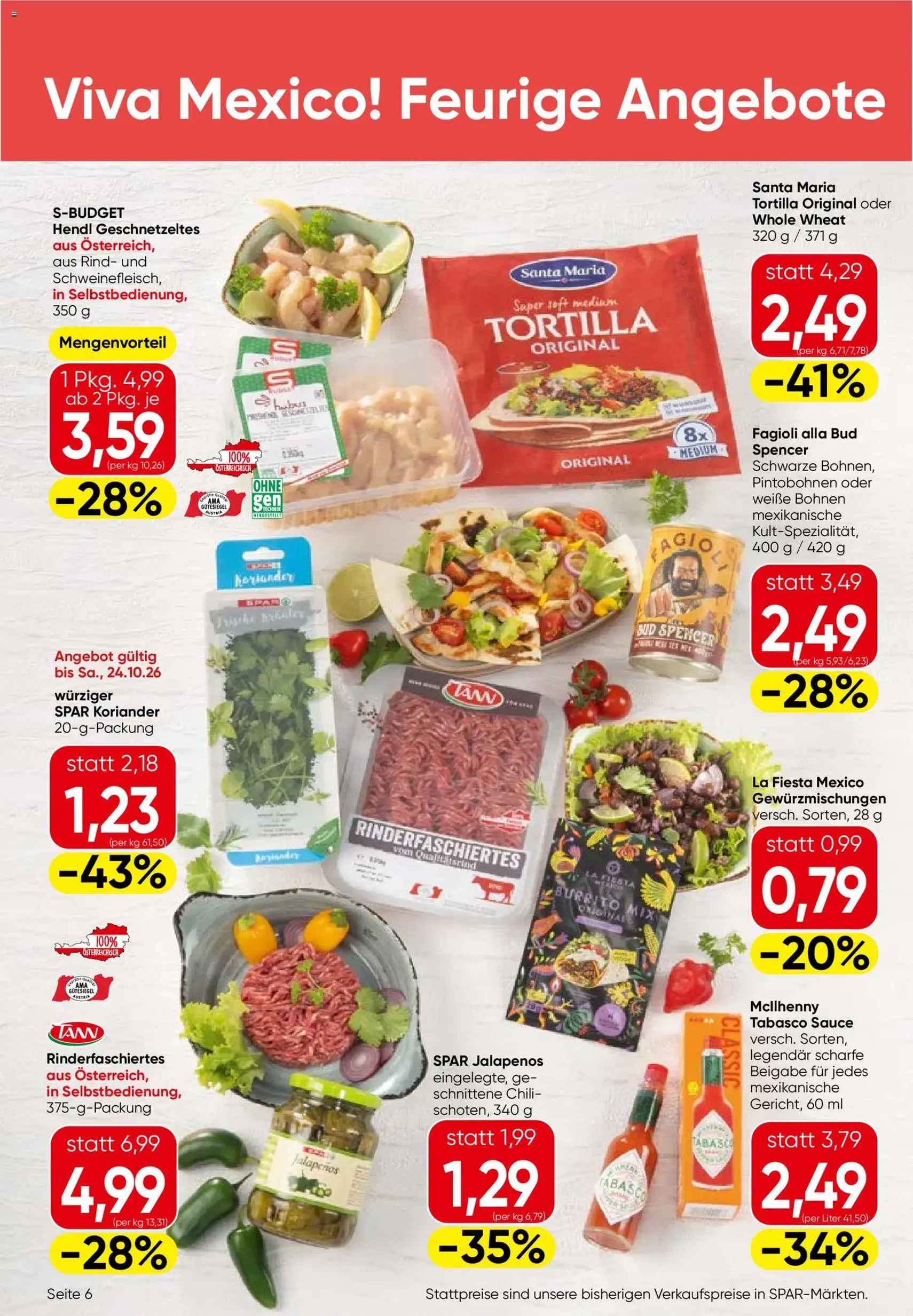 Eurospar Flugblatt - Gültiger Prospekt ab 22.10.2026, Seite 6 von insgesamt 16