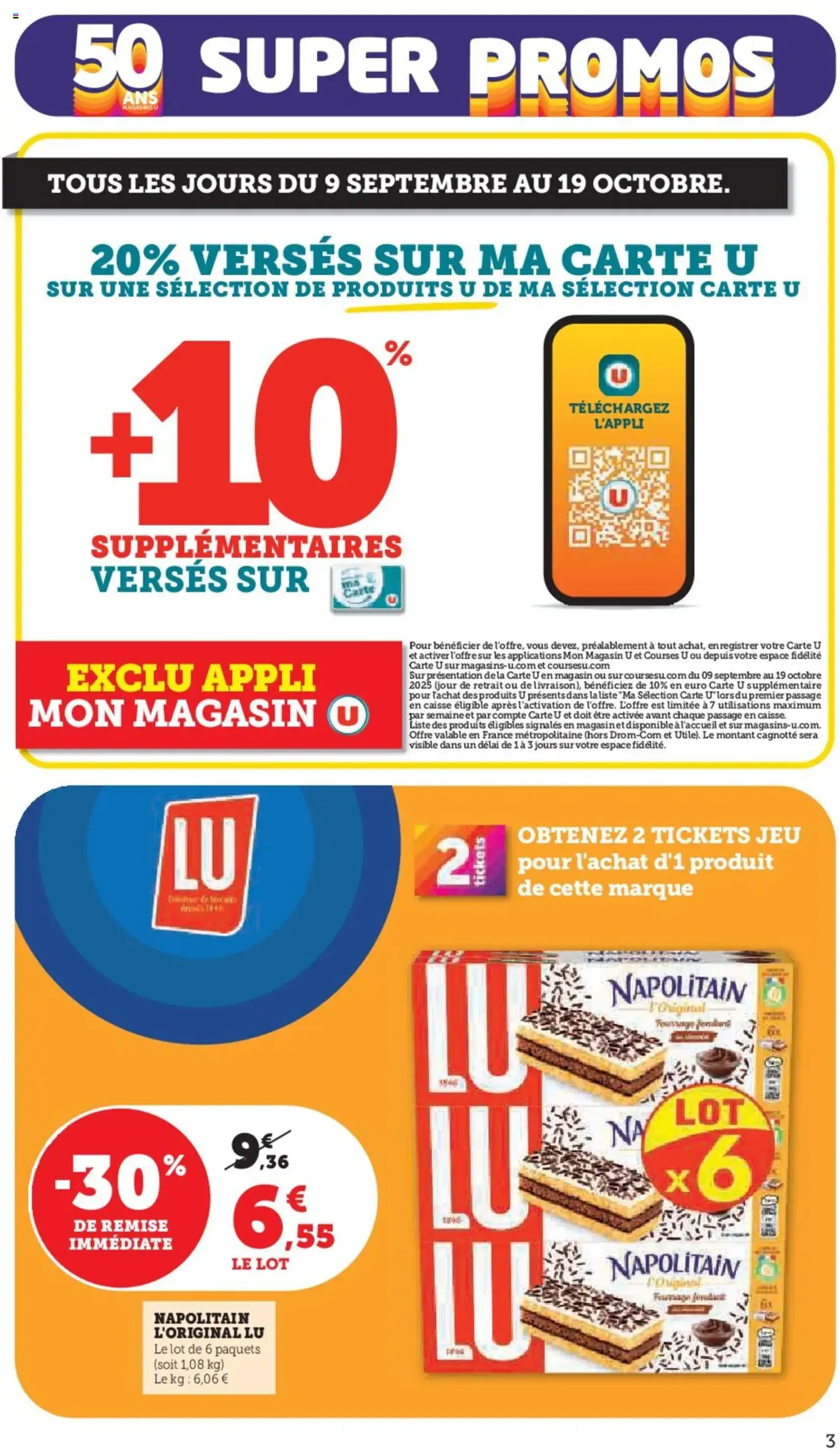 Hyper U catalogue - brochure valable à partir du 23/09/2025, page 3 sur 40
