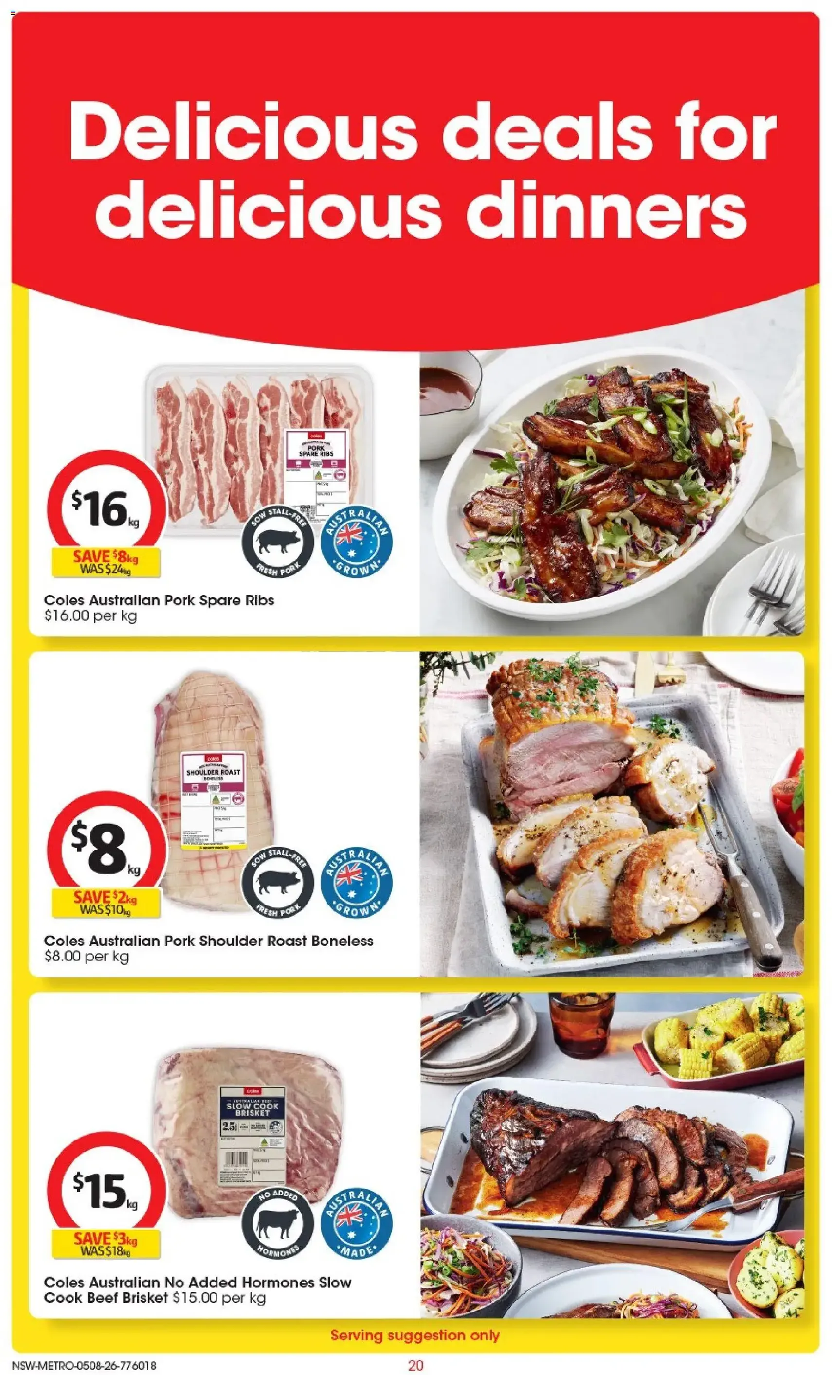 Coles catalogue - valid flyer from 04/08/2026, page 20 of 52