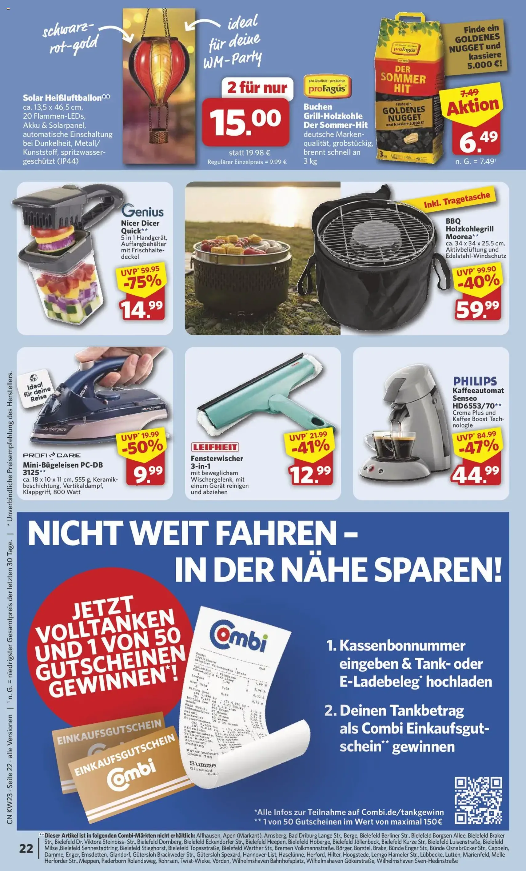 Combi Prospekt - Gültiger Prospekt ab 01.06.2026, Seite 22 von insgesamt 31