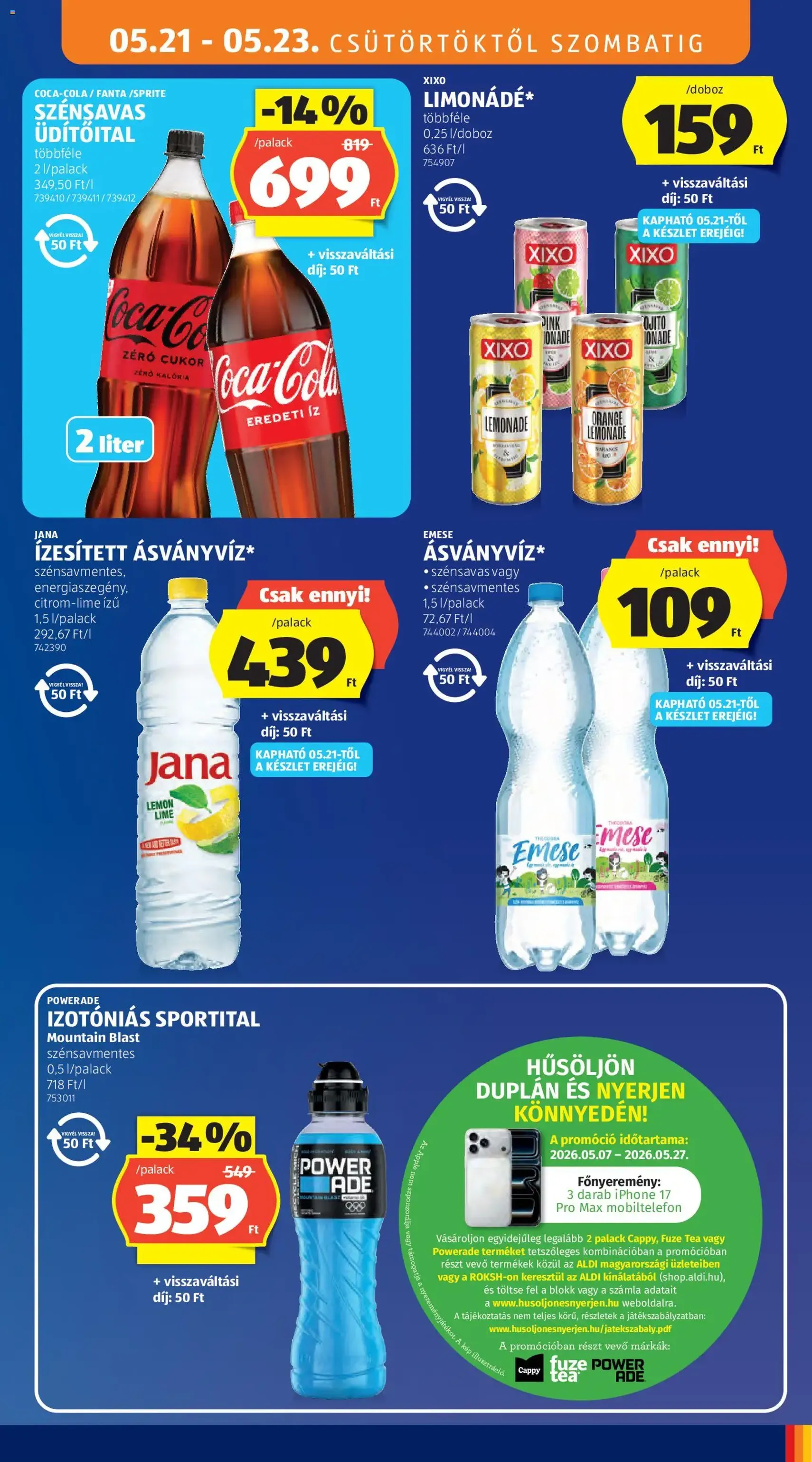 Aldi akciós újság - 2026.05.21. érvényes szórólap 17 oldal 65 oldalból