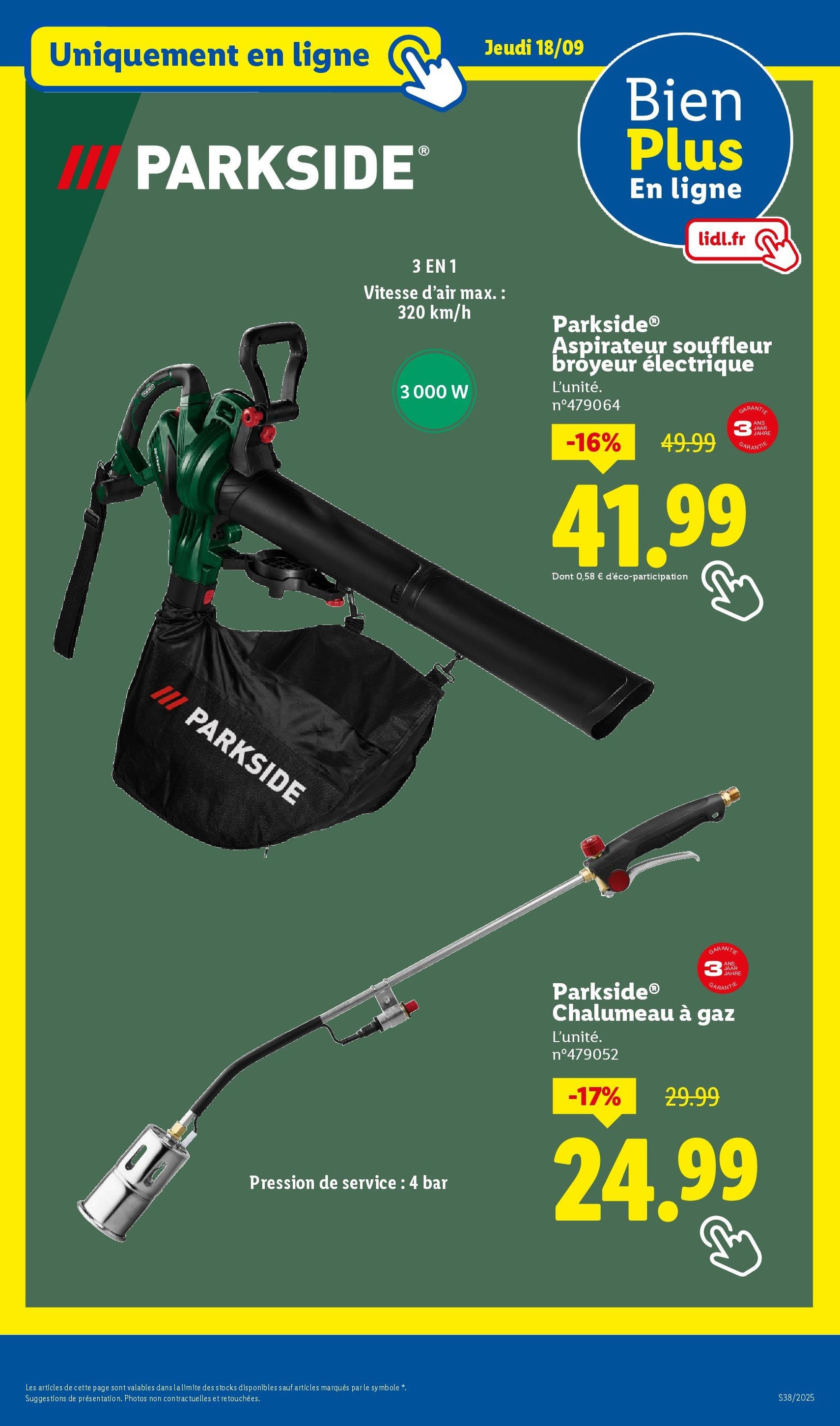 LIDL catalogue semaine 38 - brochure valable à partir du 18/09/2025, page 33 sur 75