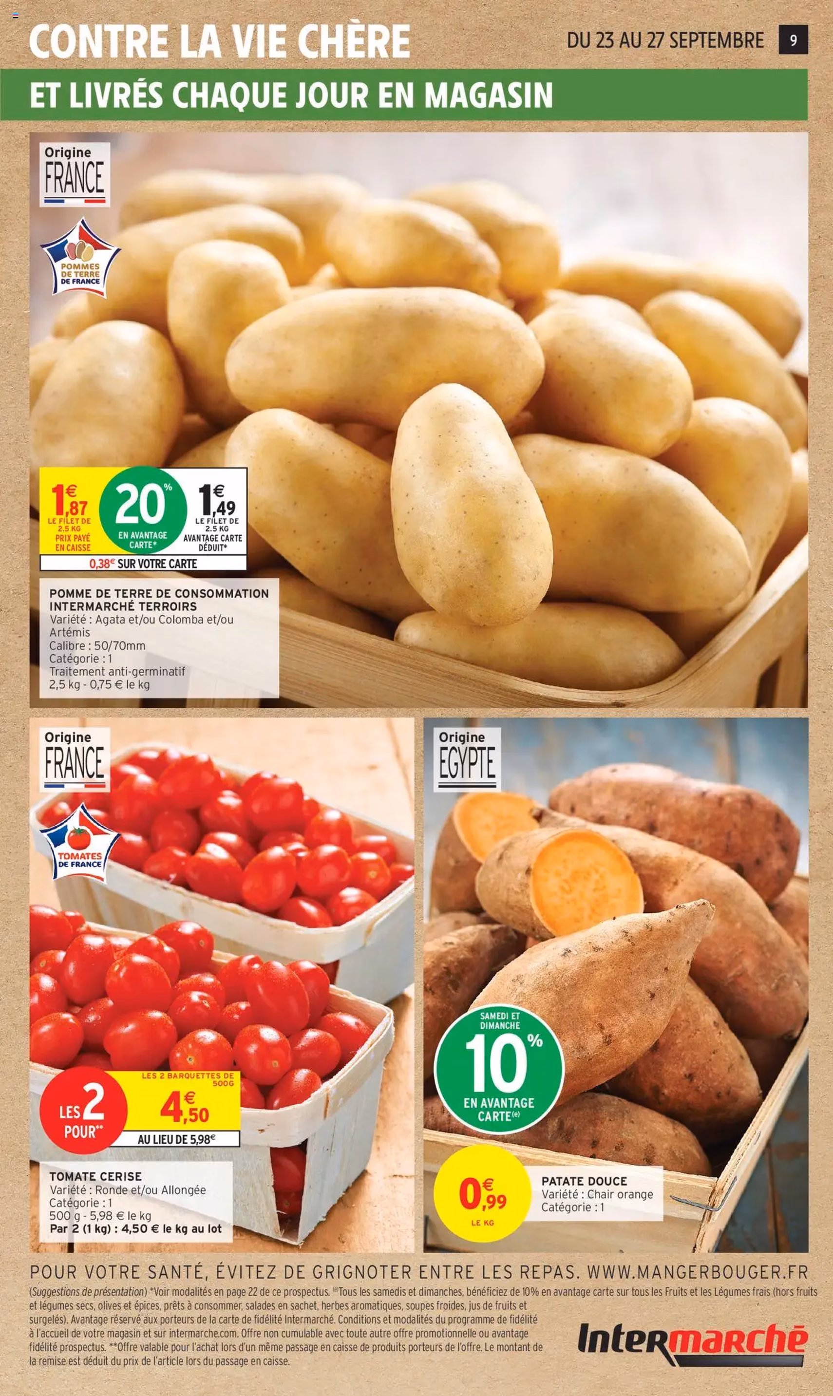Intermarché catalogue semaine 39 - brochure valable à partir du 23/09/2025, page 9 sur 52