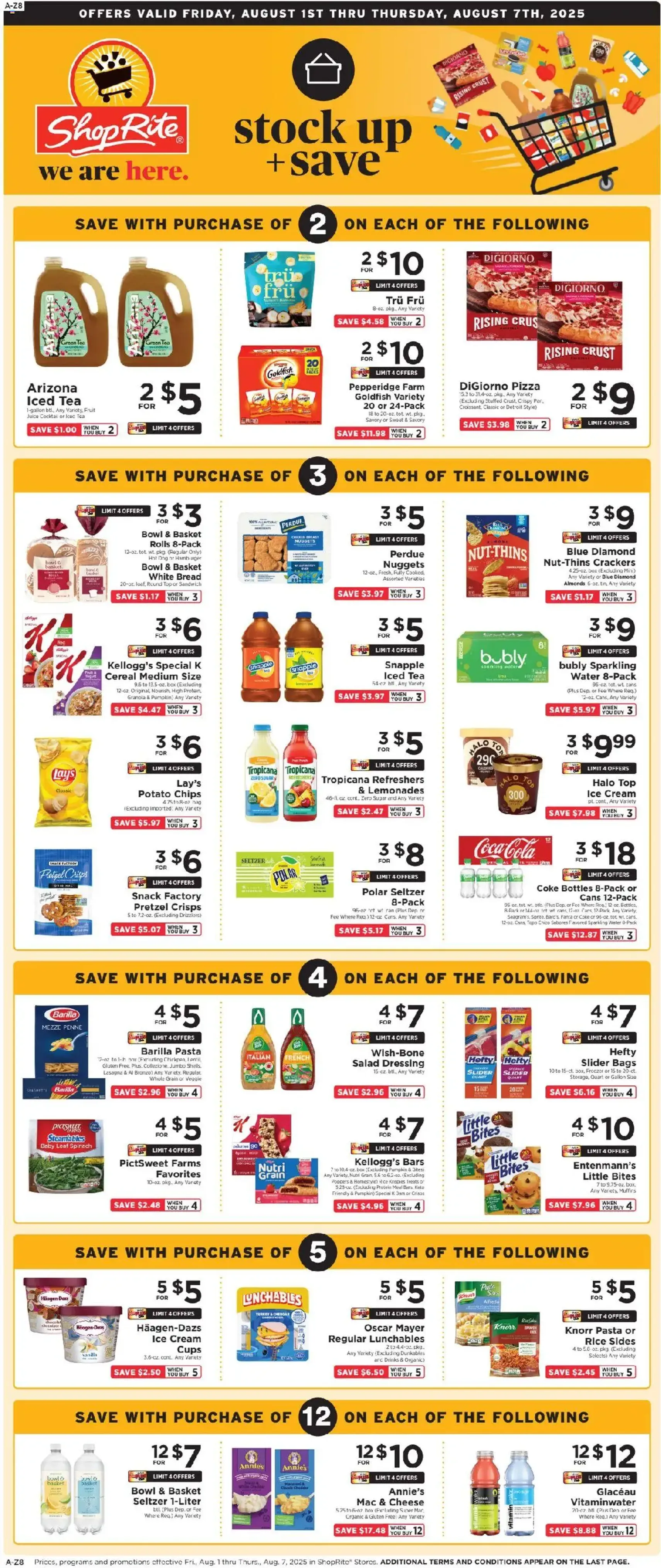 ShopRite Weekly Ad - valid flyer from 07/31/2025, page 1 of 12 ShopRite Weekly Ad - valid flyer from 07/31/2025, page 1 of 12