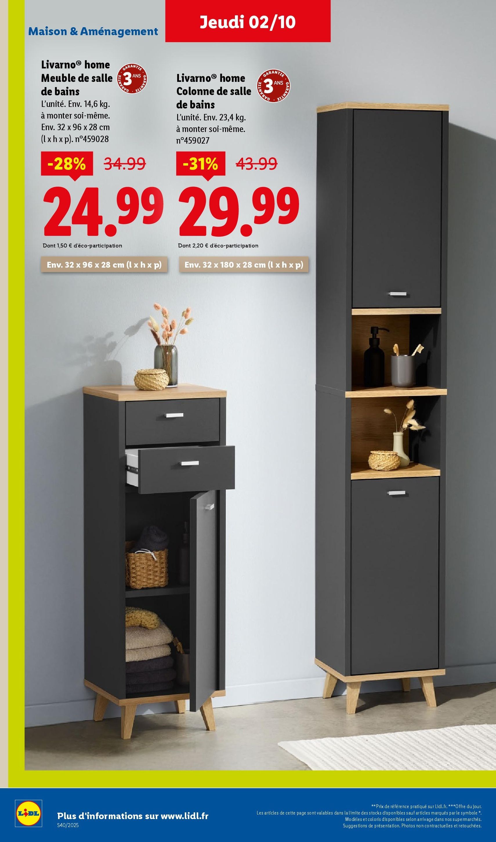 LIDL catalogue semaine 40 - brochure valable à partir du 02/10/2025, page 48 sur 76 LIDL catalogue semaine 40 - brochure valable à partir du 02/10/2025, page 48 sur 76