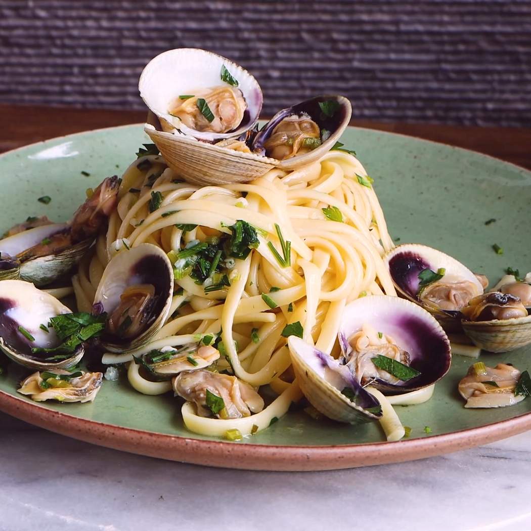 Cremosa pasta con le vongole