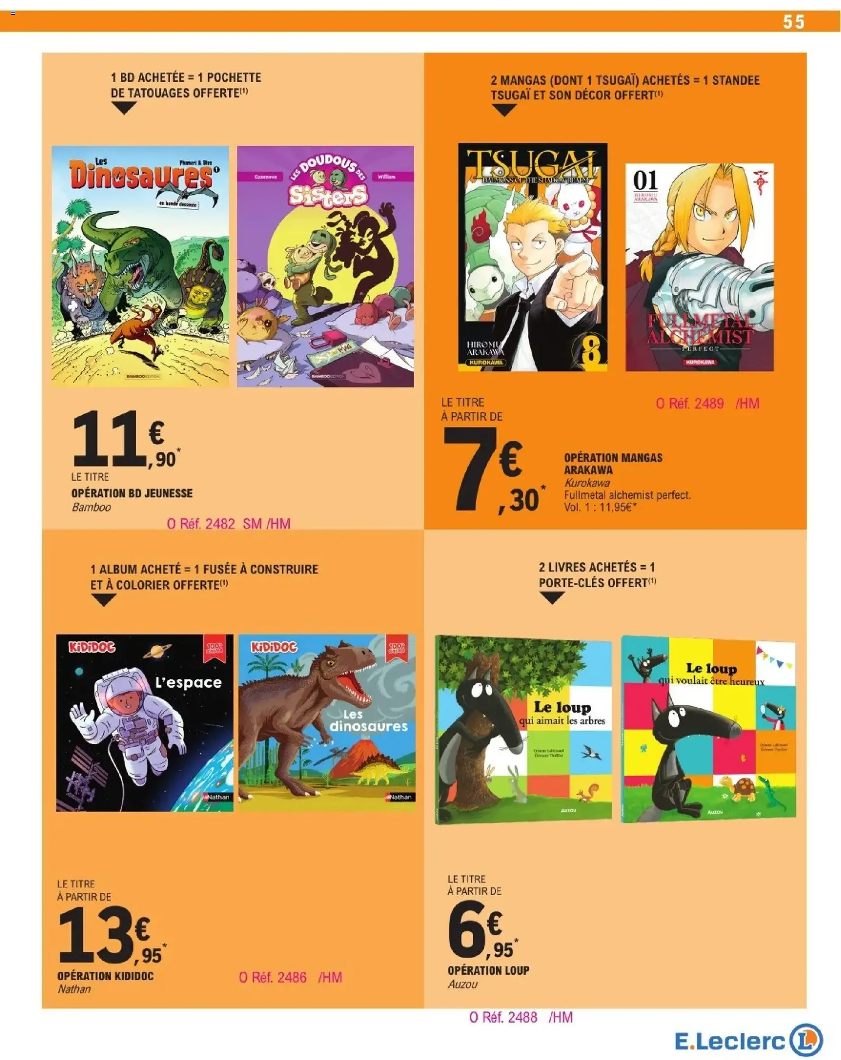 E.Leclerc catalogue de la semaine 13 - brochure valable à partir du 24/03/2026, page 55 sur 63