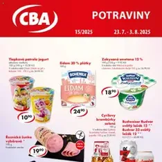 CBA leták - náhled letáku platný od 23.07.2025