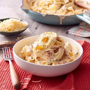 Recipe preview Quick and easy Fettuccine Carbonara