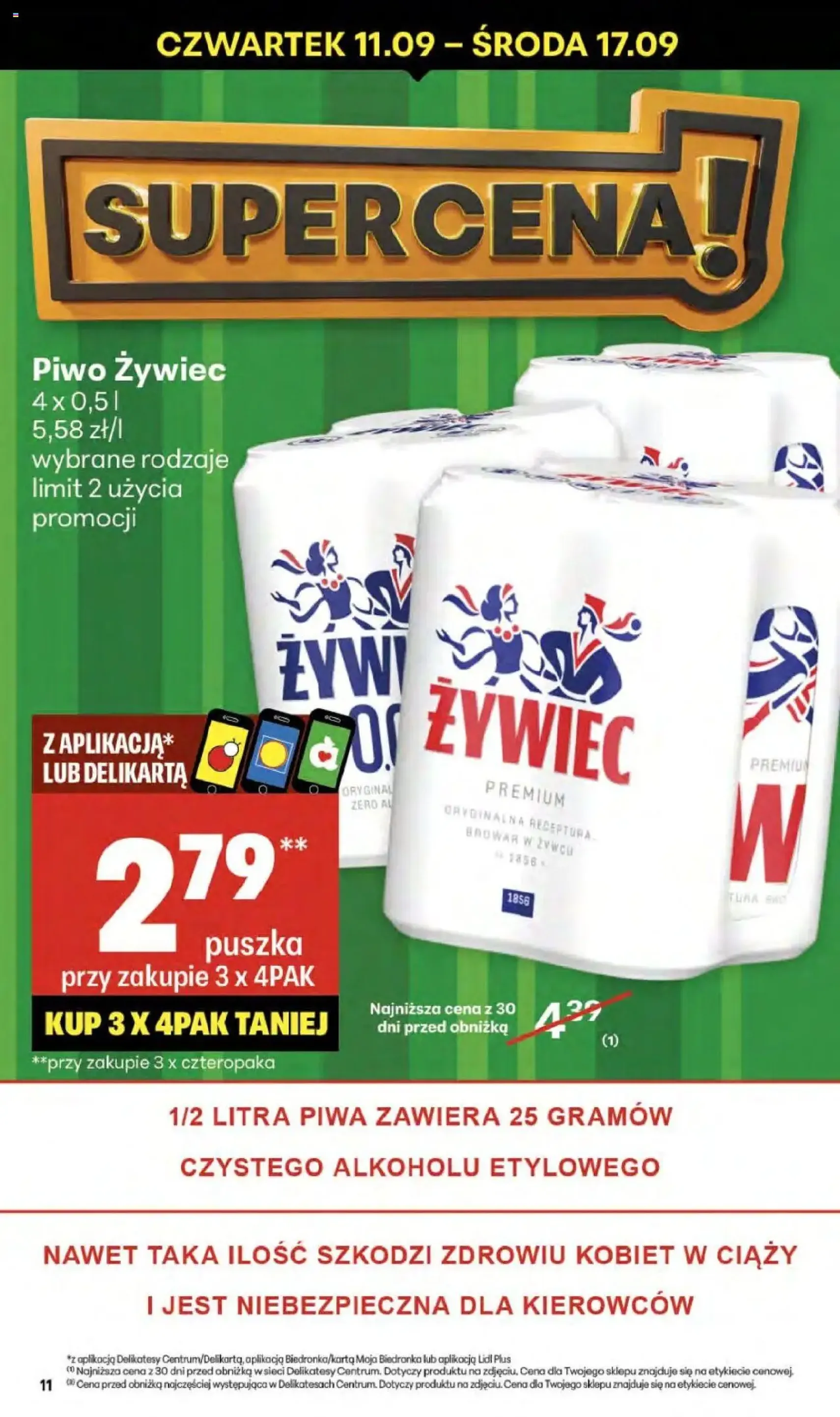 Delikatesy Centrum Gazetka - ważny gazetka od 11.09.2025 strona 11 z 52 Delikatesy Centrum Gazetka - ważny gazetka od 11.09.2025 strona 11 z 52