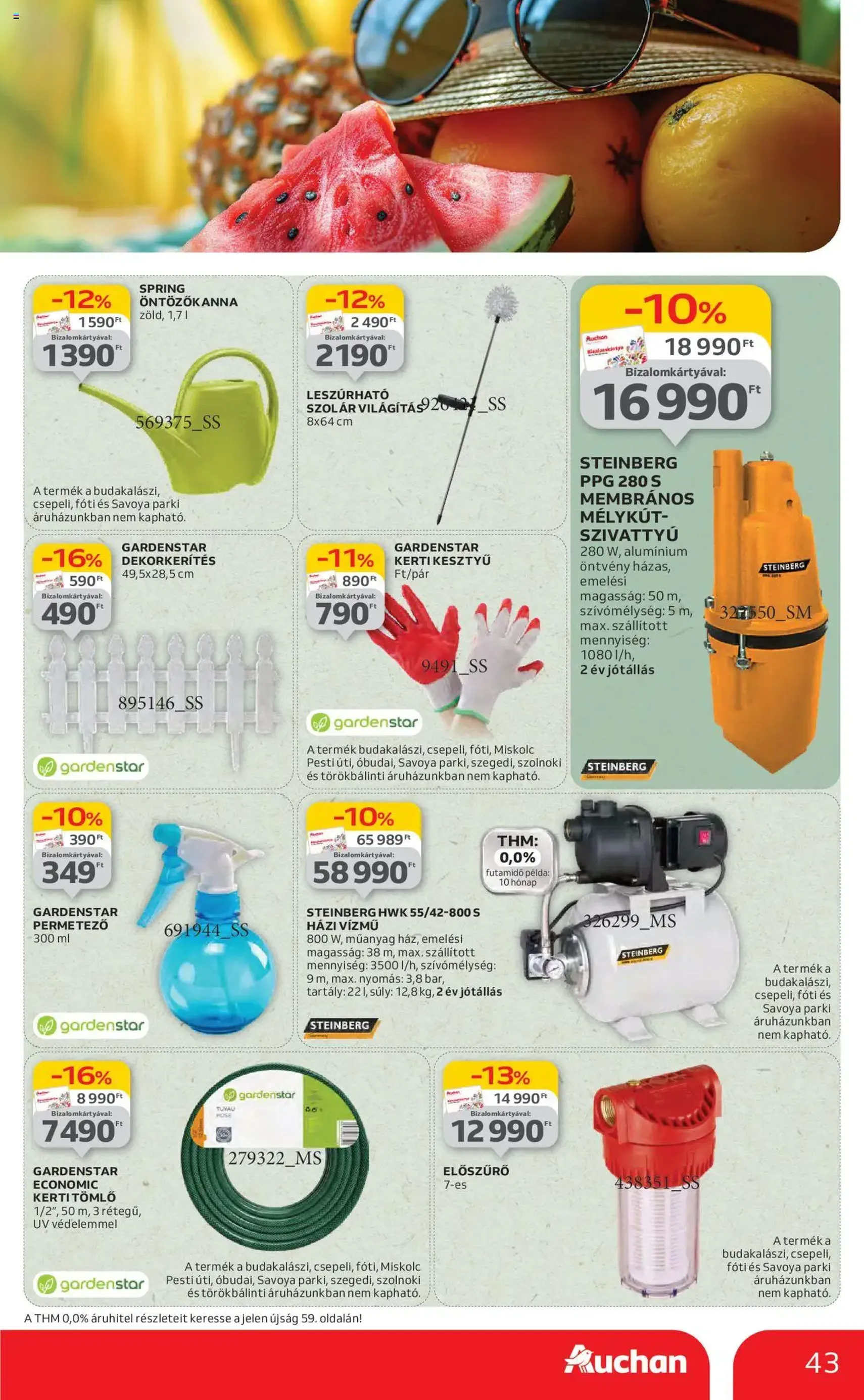 Auchan Akciós újság - 2025.07.24. érvényes szórólap 43 oldal 60 oldalból