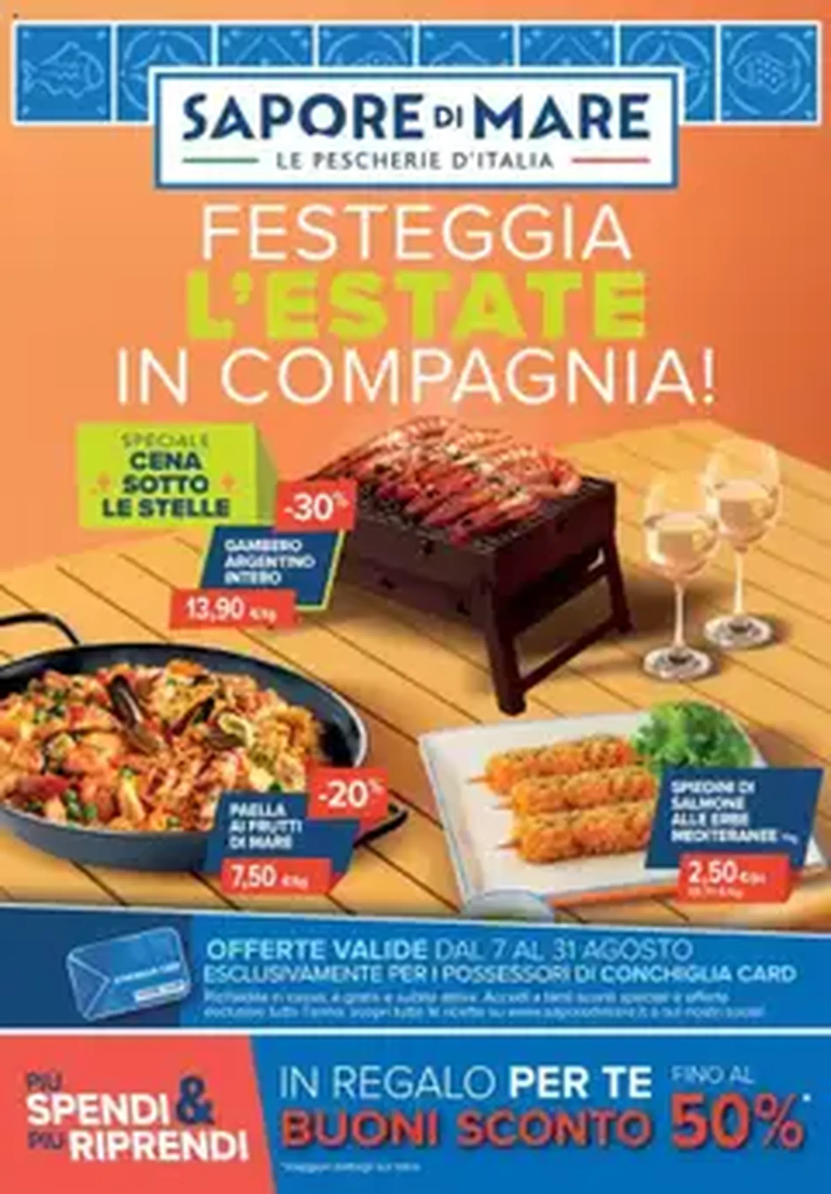 Volantino Sapore di mare - volantino valido dal 04/08/2025 pagina 1 di 1