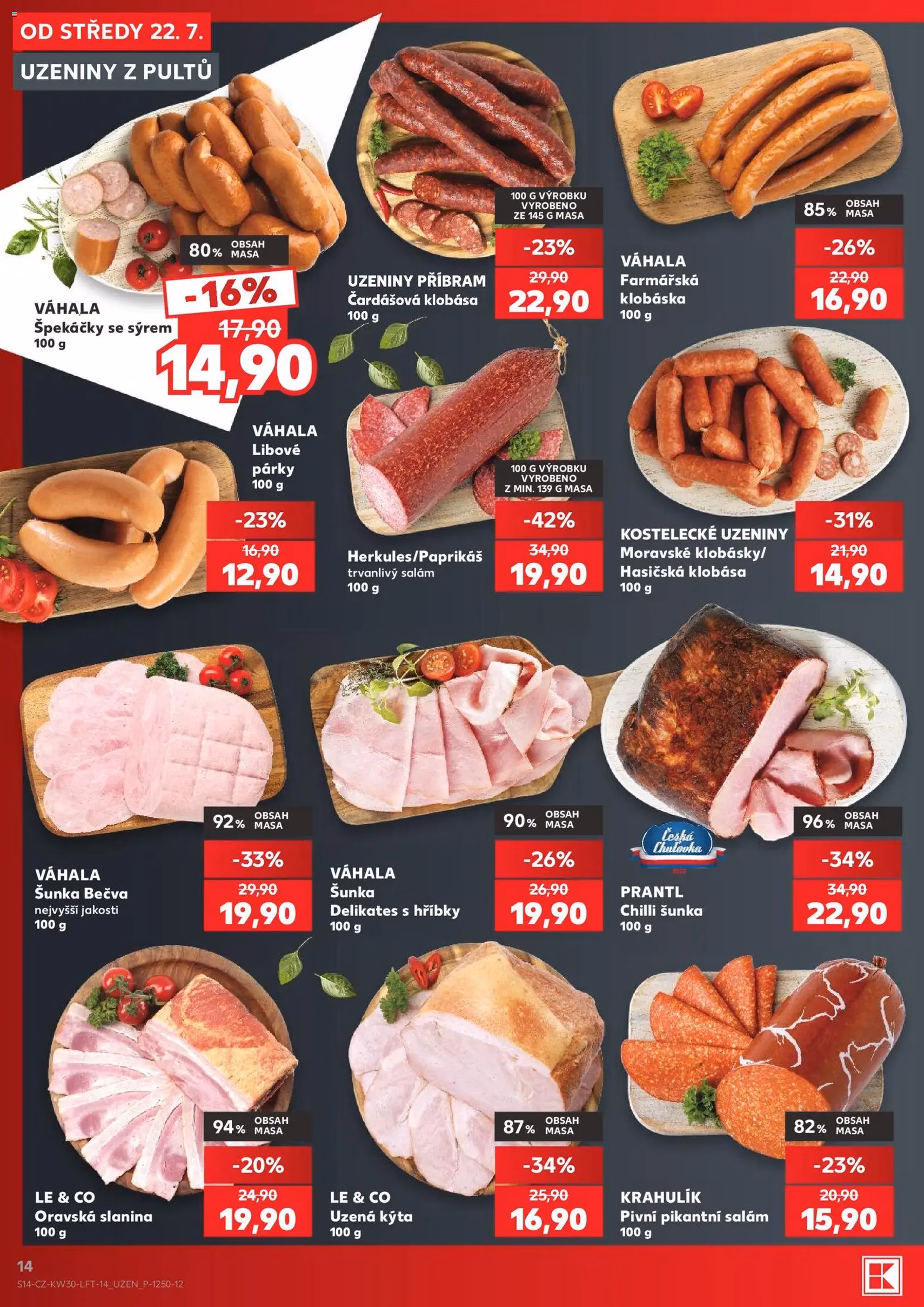 Kaufland leták - platný leták od 22.07.2026 strana 14 z 52