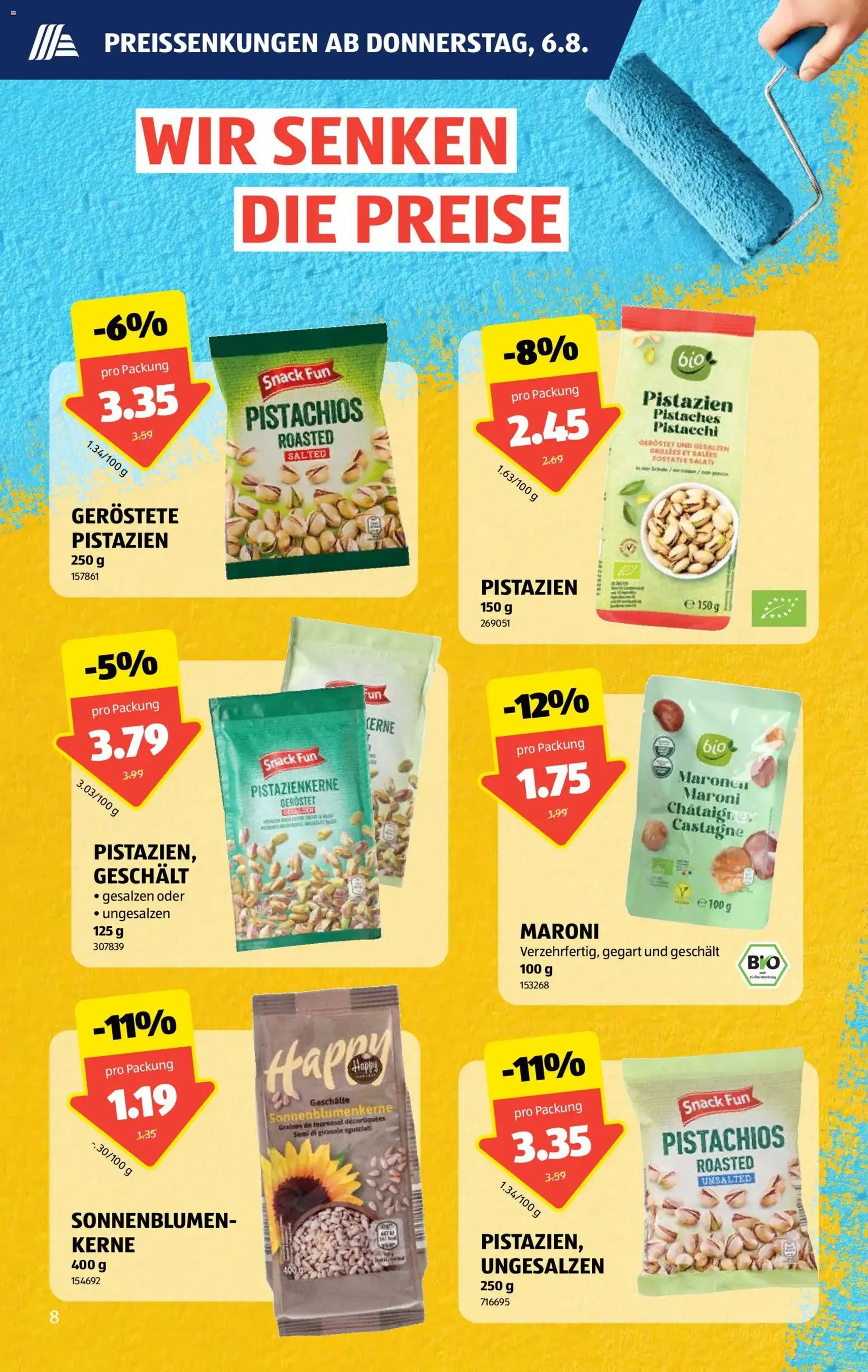 Aldi aktionen - Gültiger Prospekt ab 06.08.2026, Seite 8 von insgesamt 36