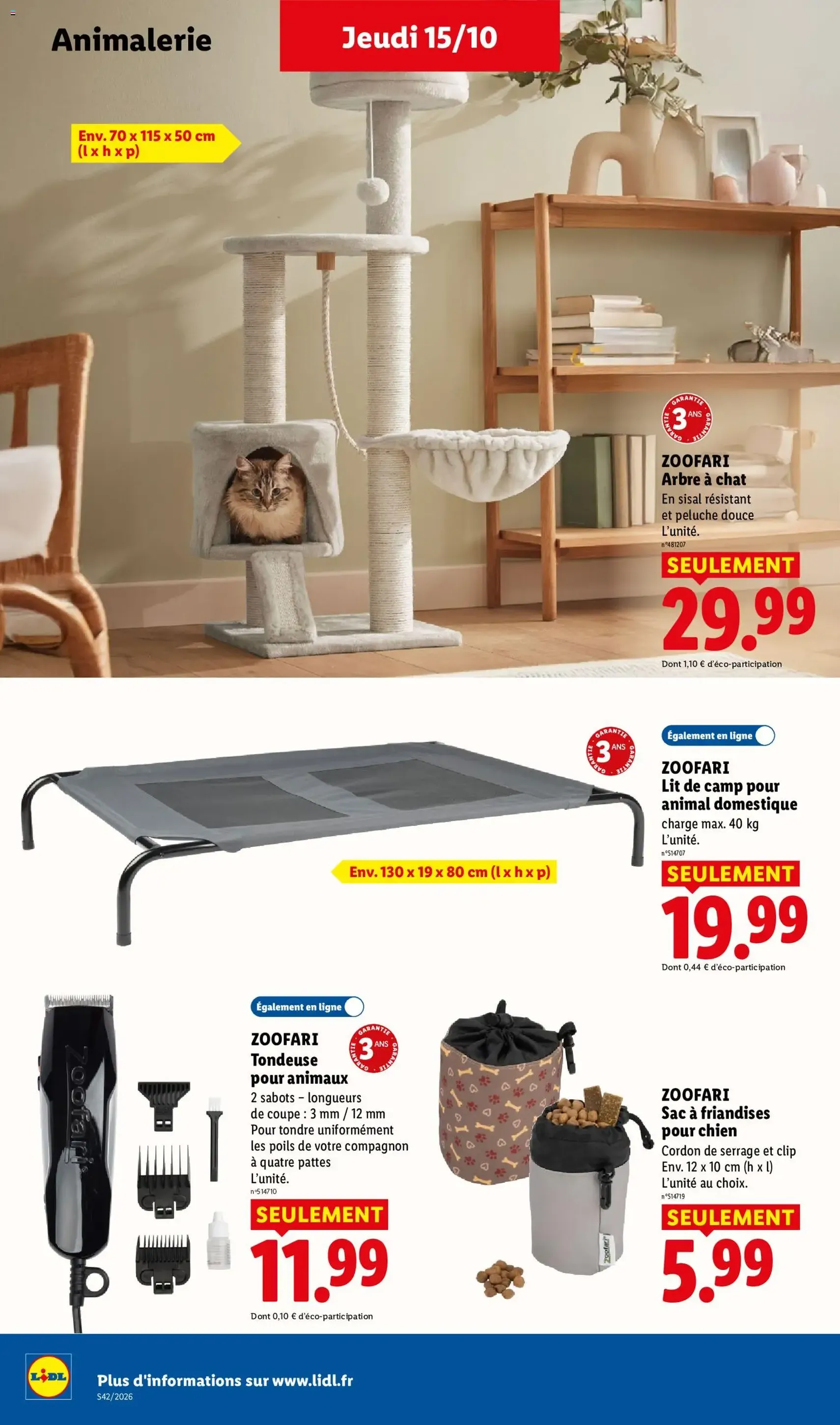 LIDL catalogue - brochure valable à partir du 15/10/2026, page 42 sur 64