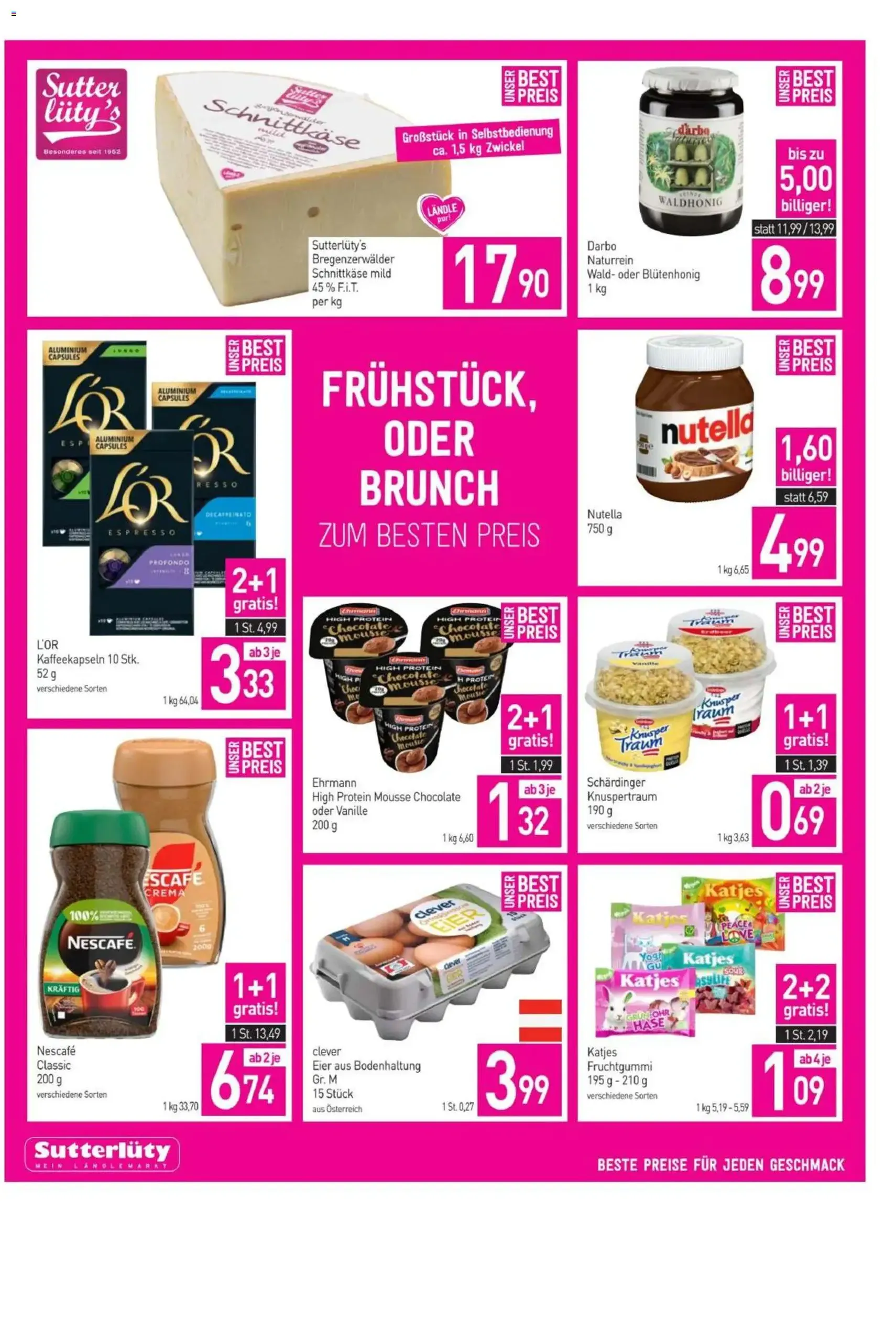 Sutterlüty Flugblatt - Gültiger Prospekt ab 26.02.2026, Seite 4 von insgesamt 20