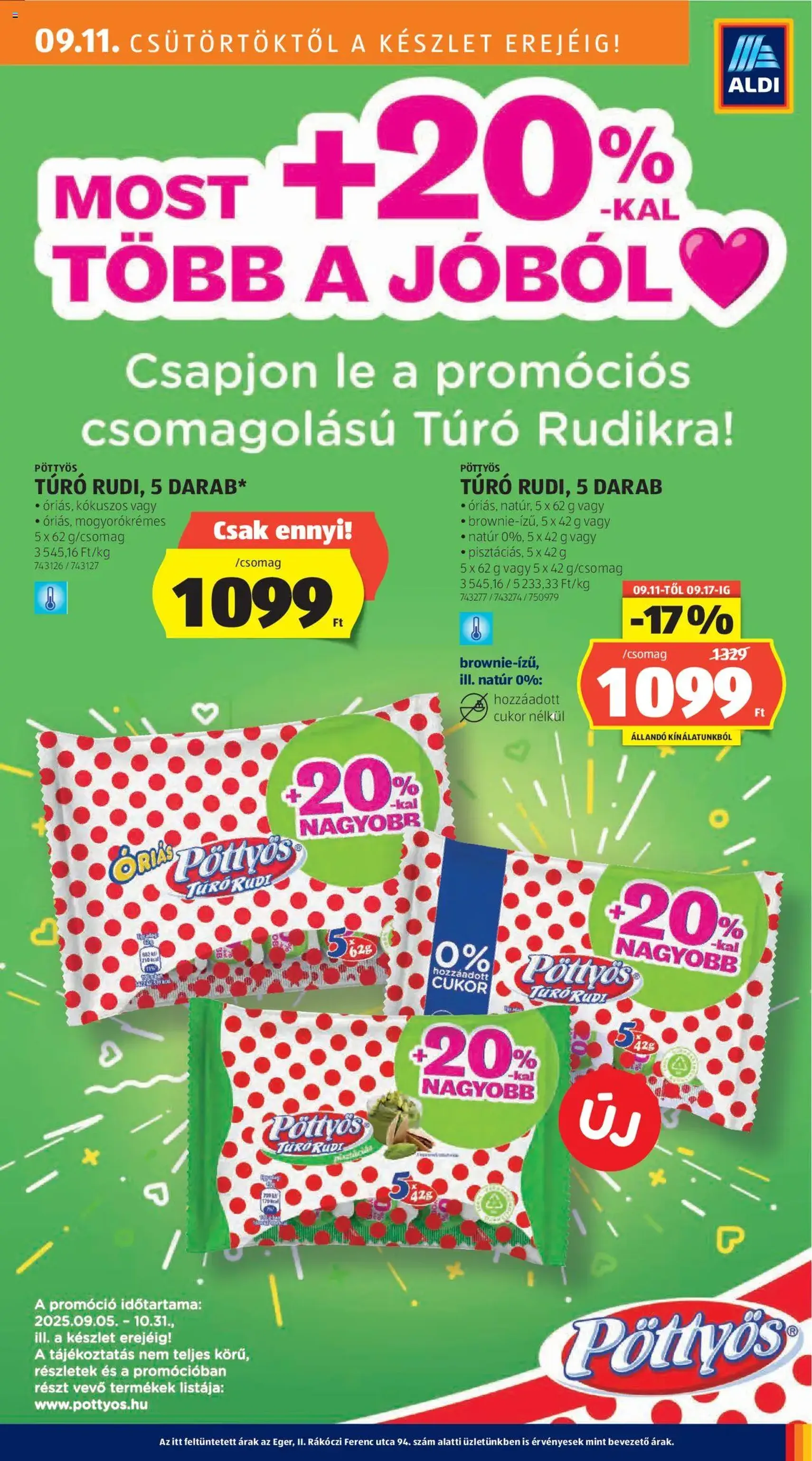 Aldi Akciós újság - 2025.09.11. érvényes szórólap 19 oldal 46 oldalból Aldi Akciós újság - 2025.09.11. érvényes szórólap 19 oldal 46 oldalból