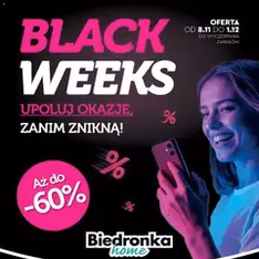 Biedronka Black Friday - podgląd gazetki ważnej od 08.11.2025