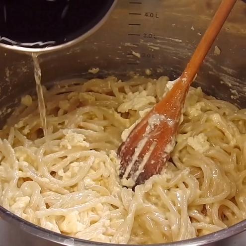 Pasta cu branza - procedimento 1