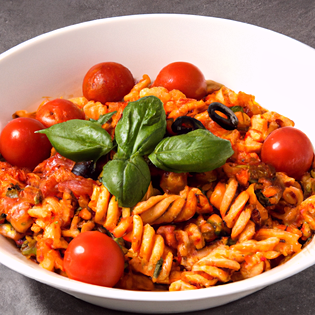 Recipe preview Vegetarian Pasta Puttanesca