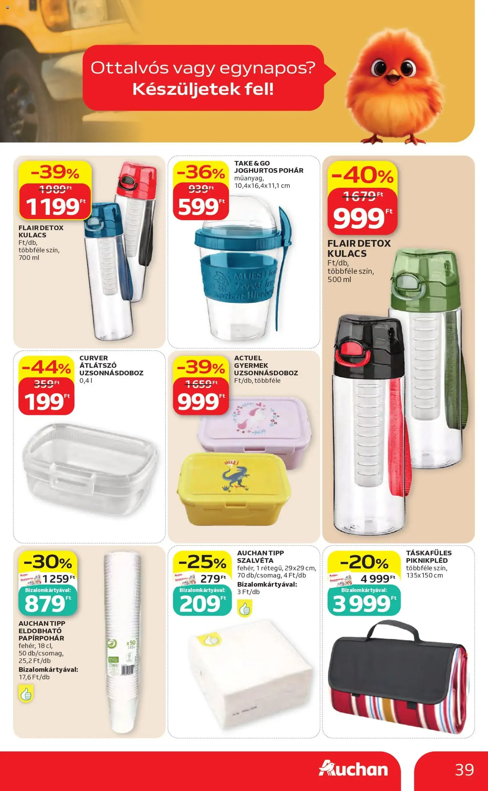 Auchan akciós újság - 2026.05.14. érvényes szórólap 39 oldal 58 oldalból