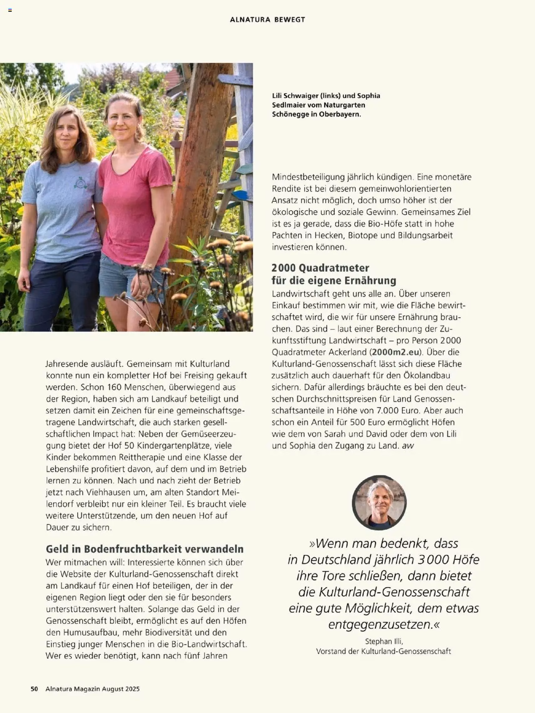 Alnatura Prospekt - Gültiger Prospekt ab 01.08.2025, Seite 50 von insgesamt 64 Alnatura Prospekt - Gültiger Prospekt ab 01.08.2025, Seite 50 von insgesamt 64