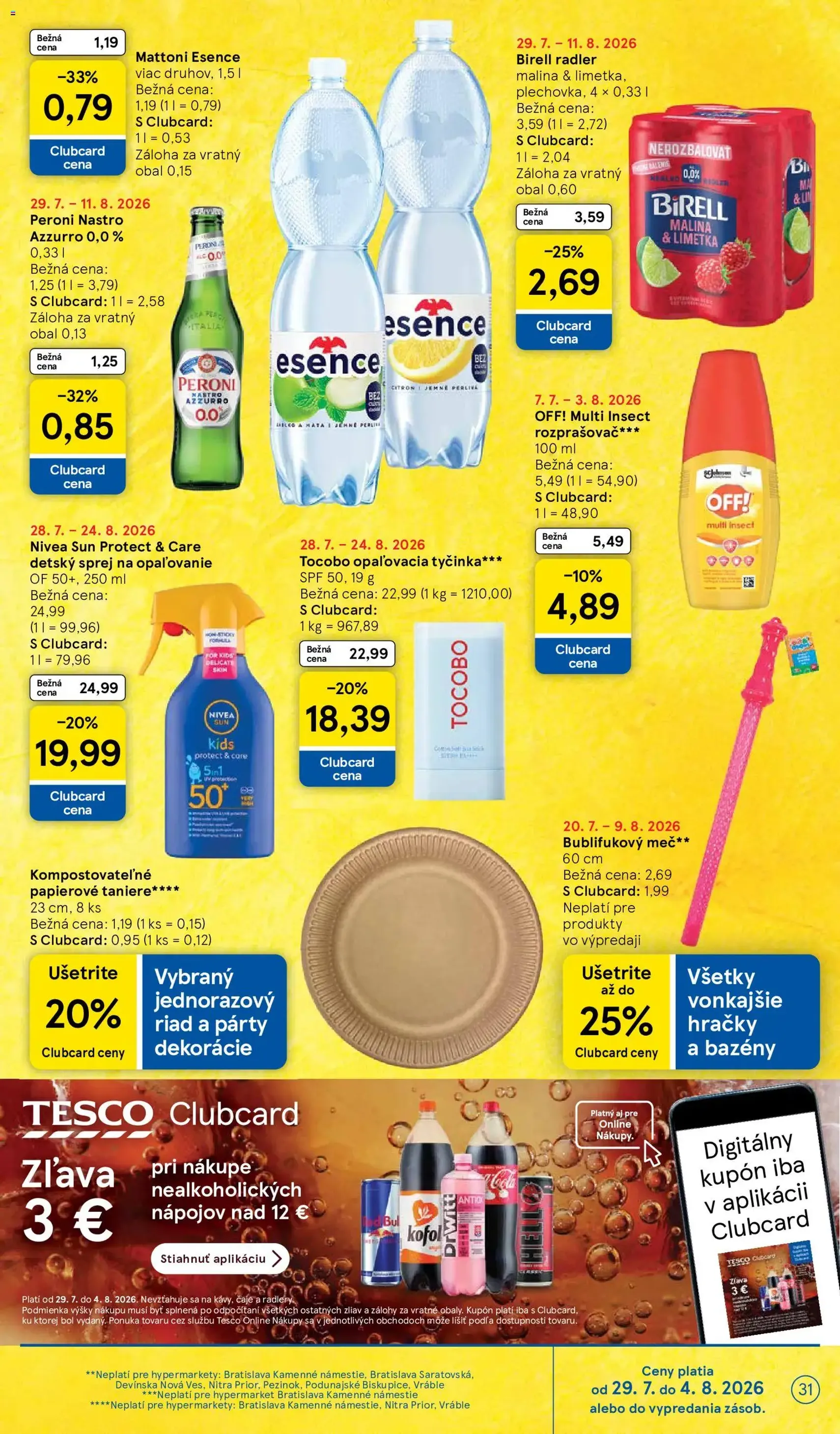 Tesco Hypermarket - leták - platný leták od 29.07.2026 strana 31 z 53