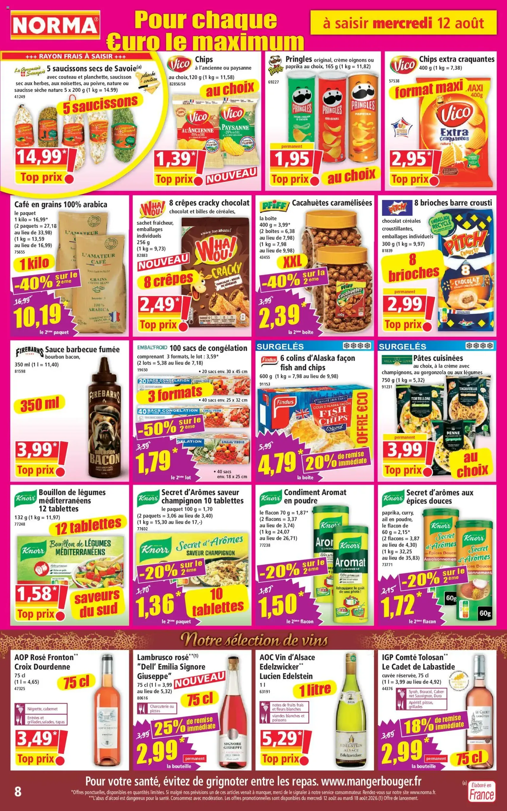 Norma catalogue - brochure valable à partir du 12/08/2026, page 8 sur 12