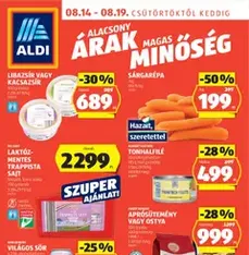 Aldi Akciós újság - szórólap előnézete érvényes 2025.08.14. -tól