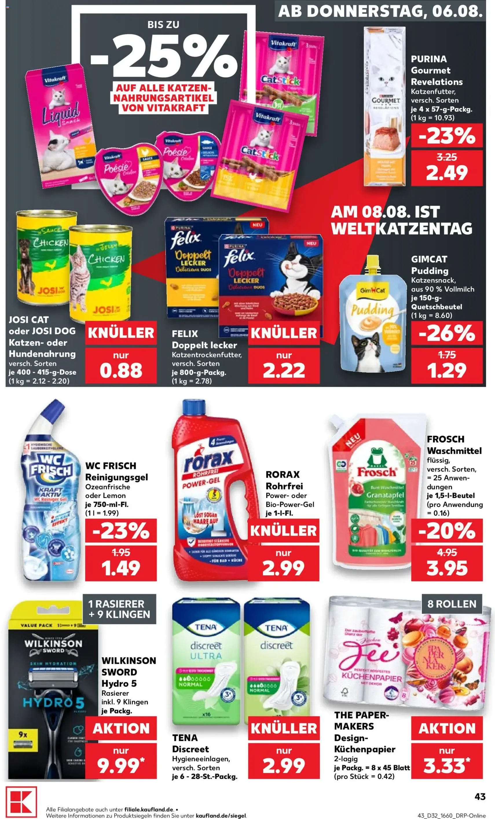 Kaufland Prospekt - Gültiger Prospekt ab 06.08.2026, Seite 43 von insgesamt 58