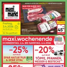 Maximarkt Flugblatt - Prospekt Vorschau gültig ab 31.03.2026