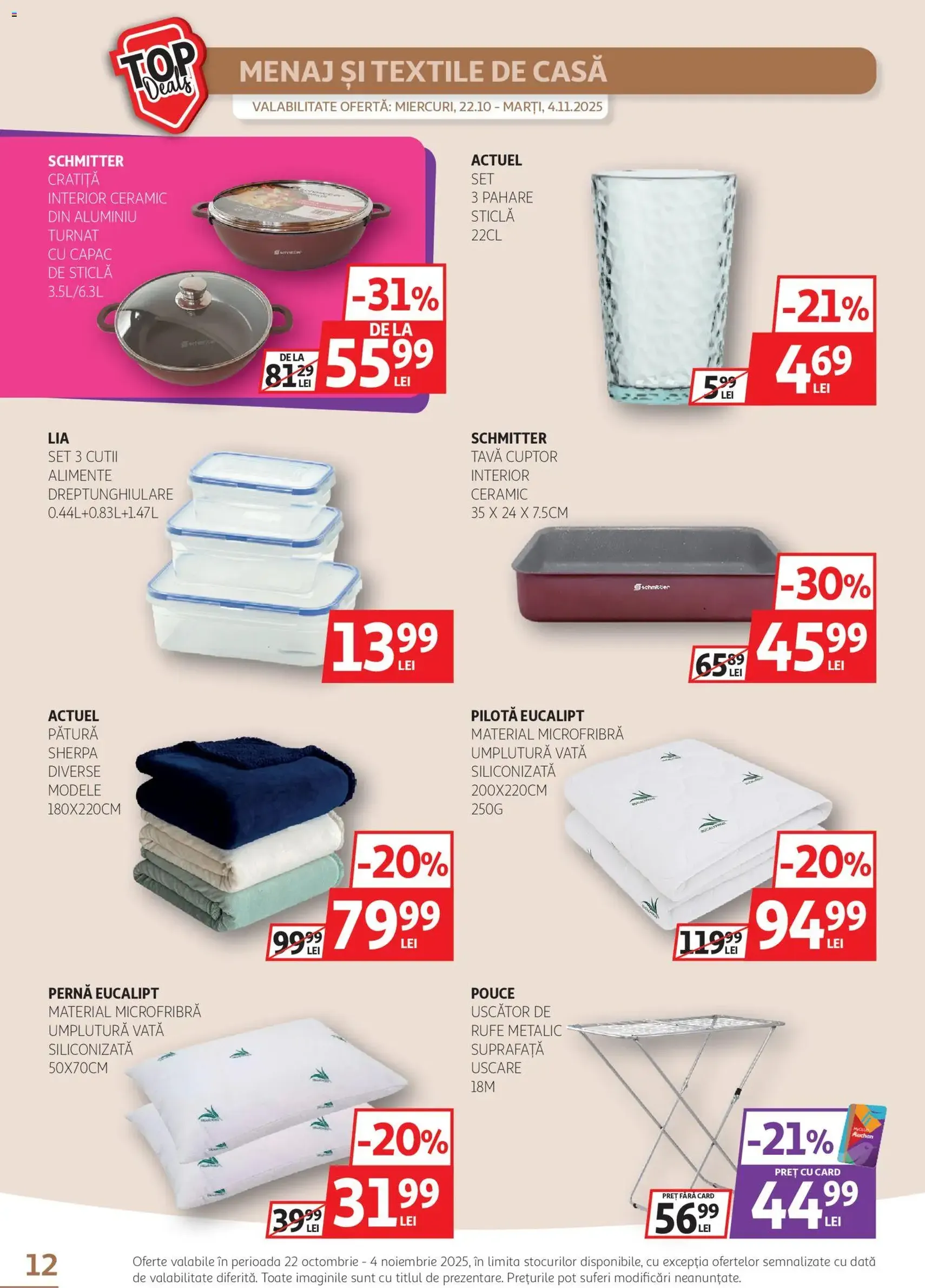 Catalog Auchan - cataloage valabile începând cu 22.10.2025 pagina 12 din 22 Catalog Auchan - cataloage valabile începând cu 22.10.2025 pagina 12 din 22
