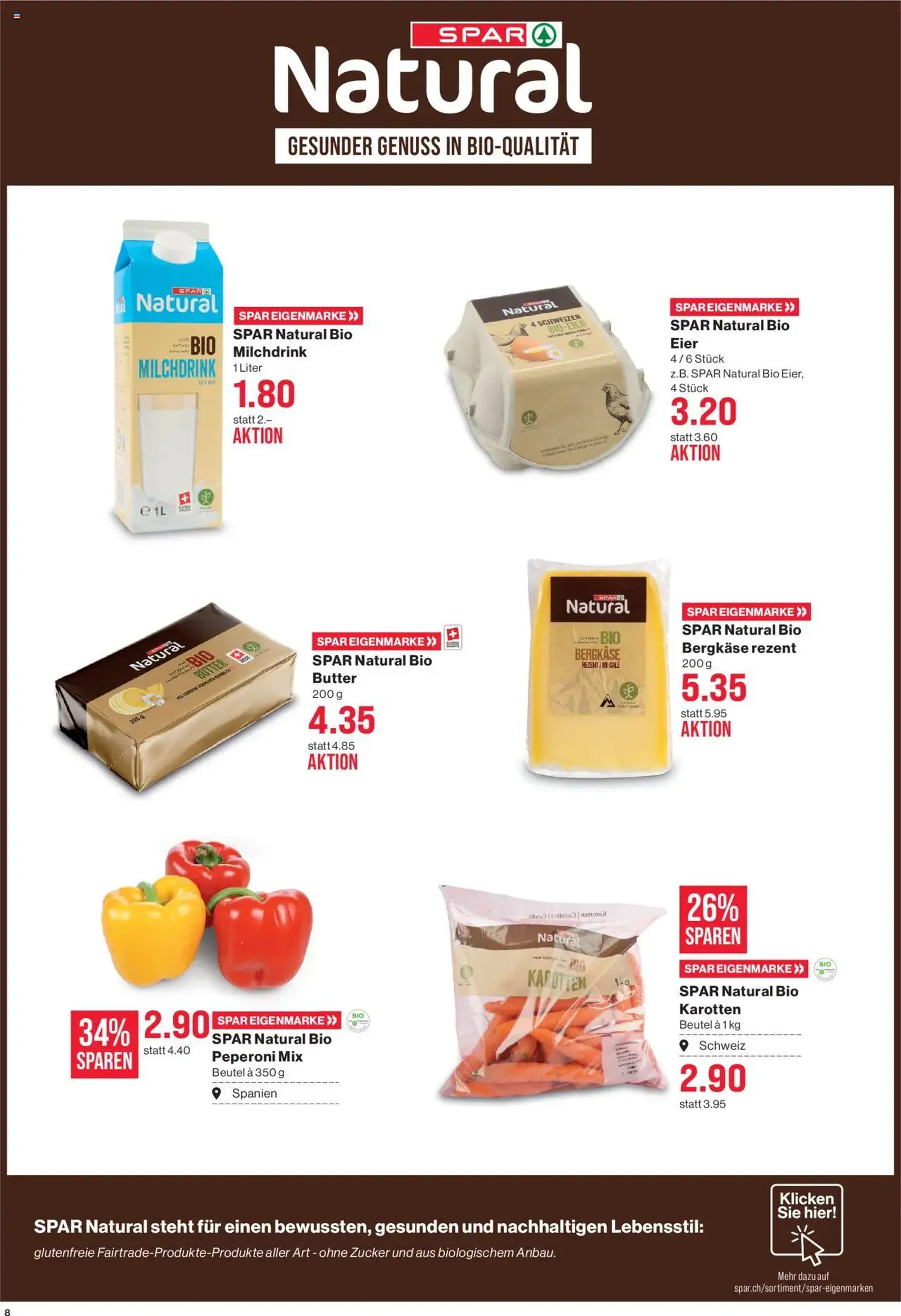 SPAR Aktionen - Gültiger Prospekt ab 11.09.2025, Seite 8 von insgesamt 22 SPAR Aktionen - Gültiger Prospekt ab 11.09.2025, Seite 8 von insgesamt 22