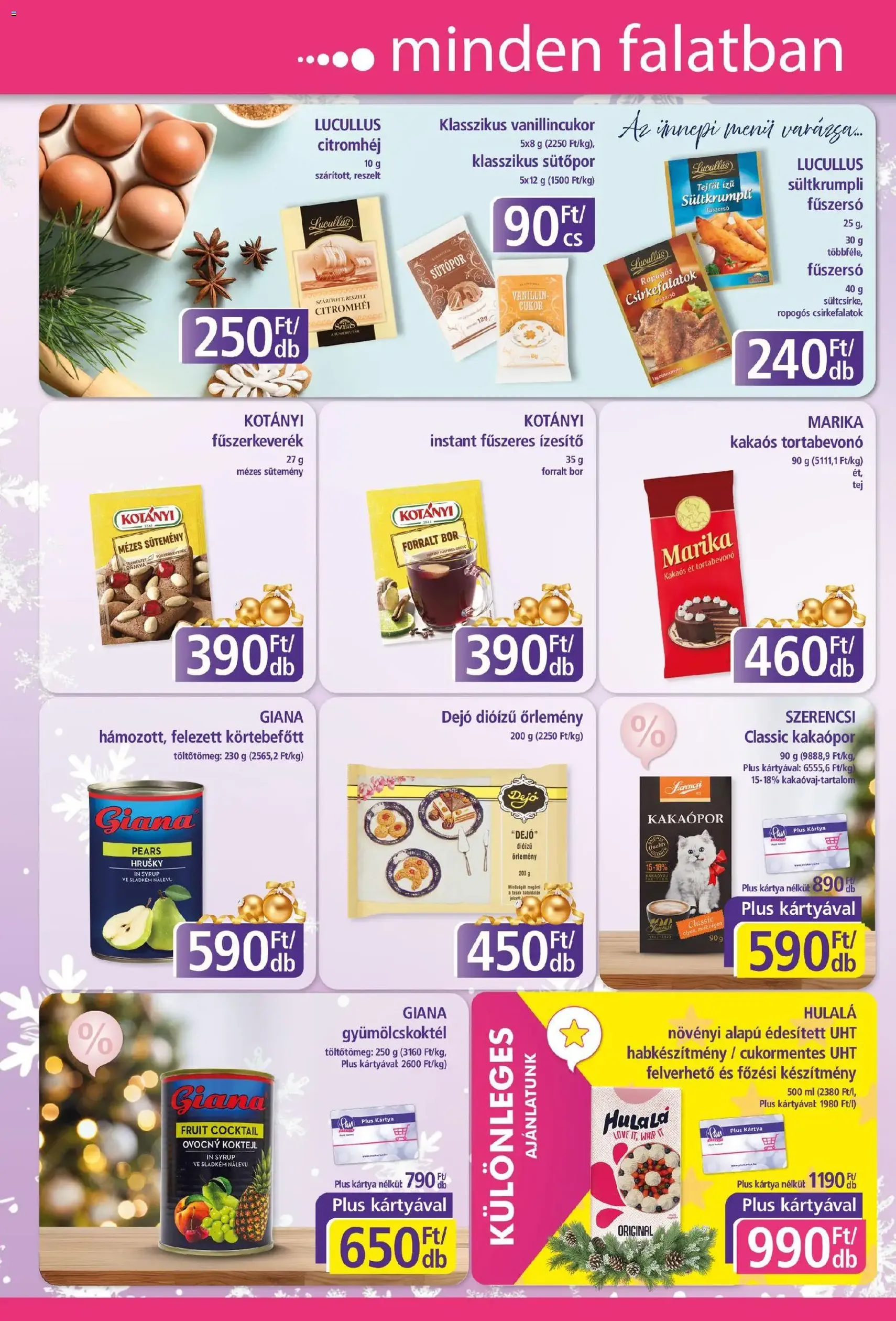 Plus Market Akciós újság - 2025.12.04. érvényes szórólap 6 oldal 12 oldalból